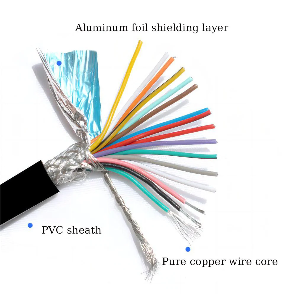 Willwewon 10Ft 3m 26AWG DB9 Male RS232 9 Pin Serial Extension Cable, RS232 D-SUB DB9 Serial to 9 Bare Wire Breakout Board Connector - Image 4