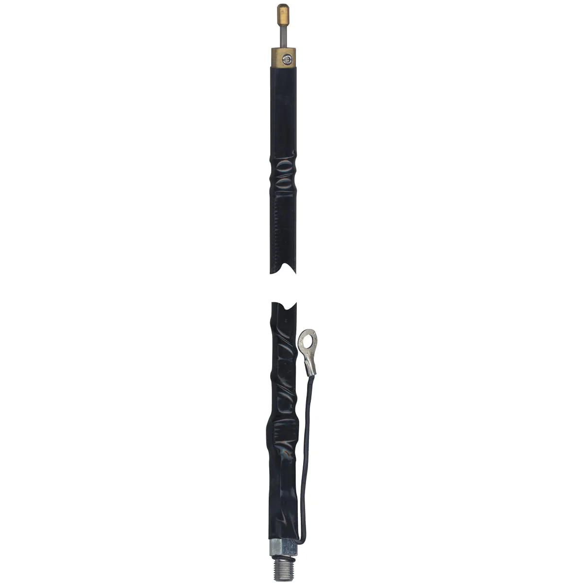 Wilson Antennas 305-480 Tunable 2-Foot Silver Load FGT Series Fiberglass Tip AM|FM CB Antenna 400W SWR Fine-Tuning, Static-Reducing Cap, AM|FM Ready, Black - Image 3