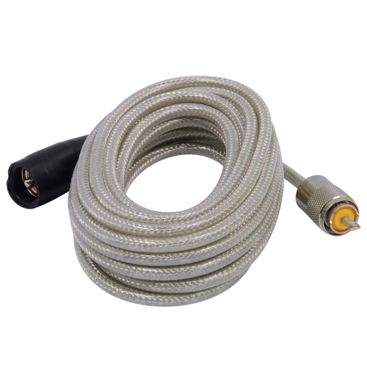 Wilson Antennas 305-820 18ft Coax Cable with PL-259 Connectors CB Antenna Mini 8 Cable, Clear - Image 2