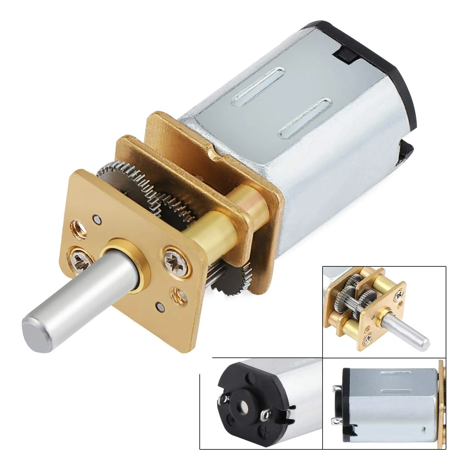 WiMas DC 6 V 30 RPM Micro Gear Motor, Mini Short Shaft Torque Gear Motor, for RC Car Robot Model DIY Motor, Pack of 3 - Image 5