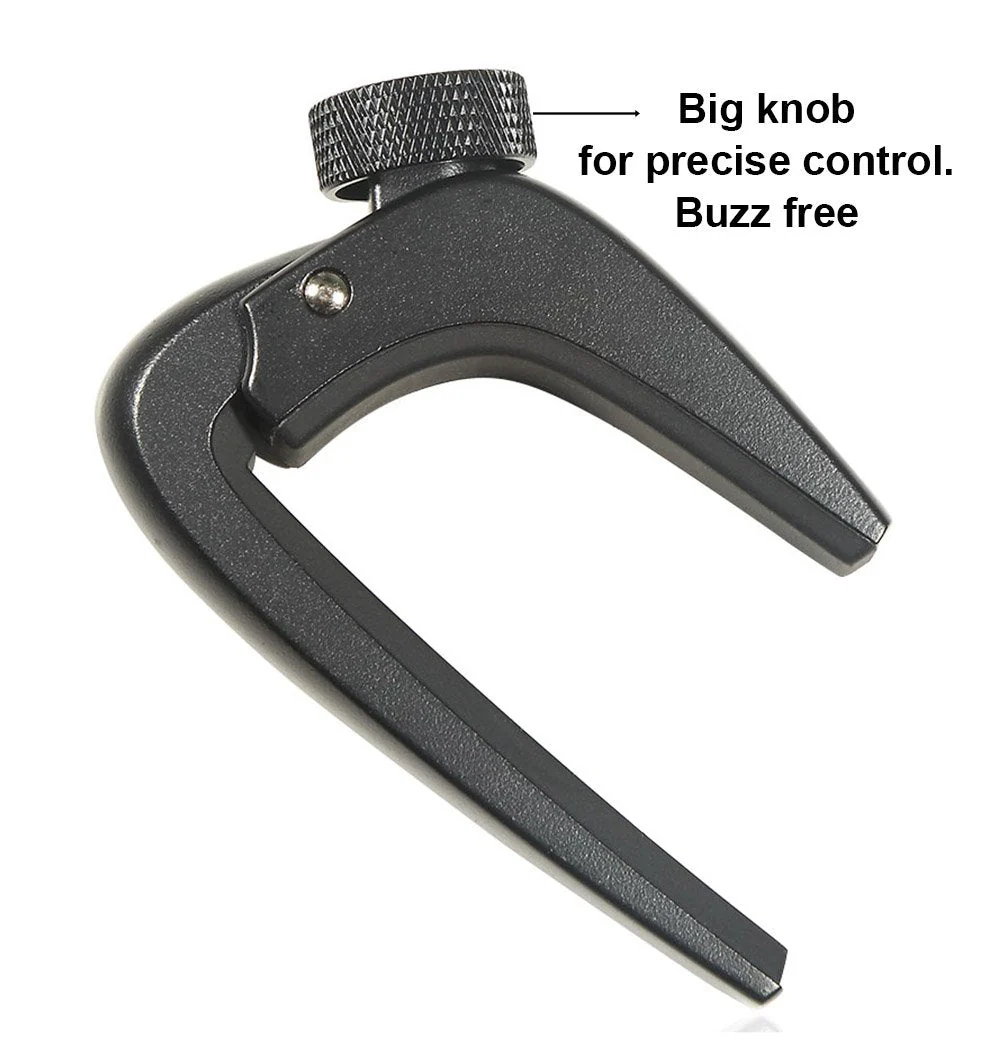 WINGO Guitar Capo Pro-Perfect Tension Capotraste -Black black acoustic - Image 2