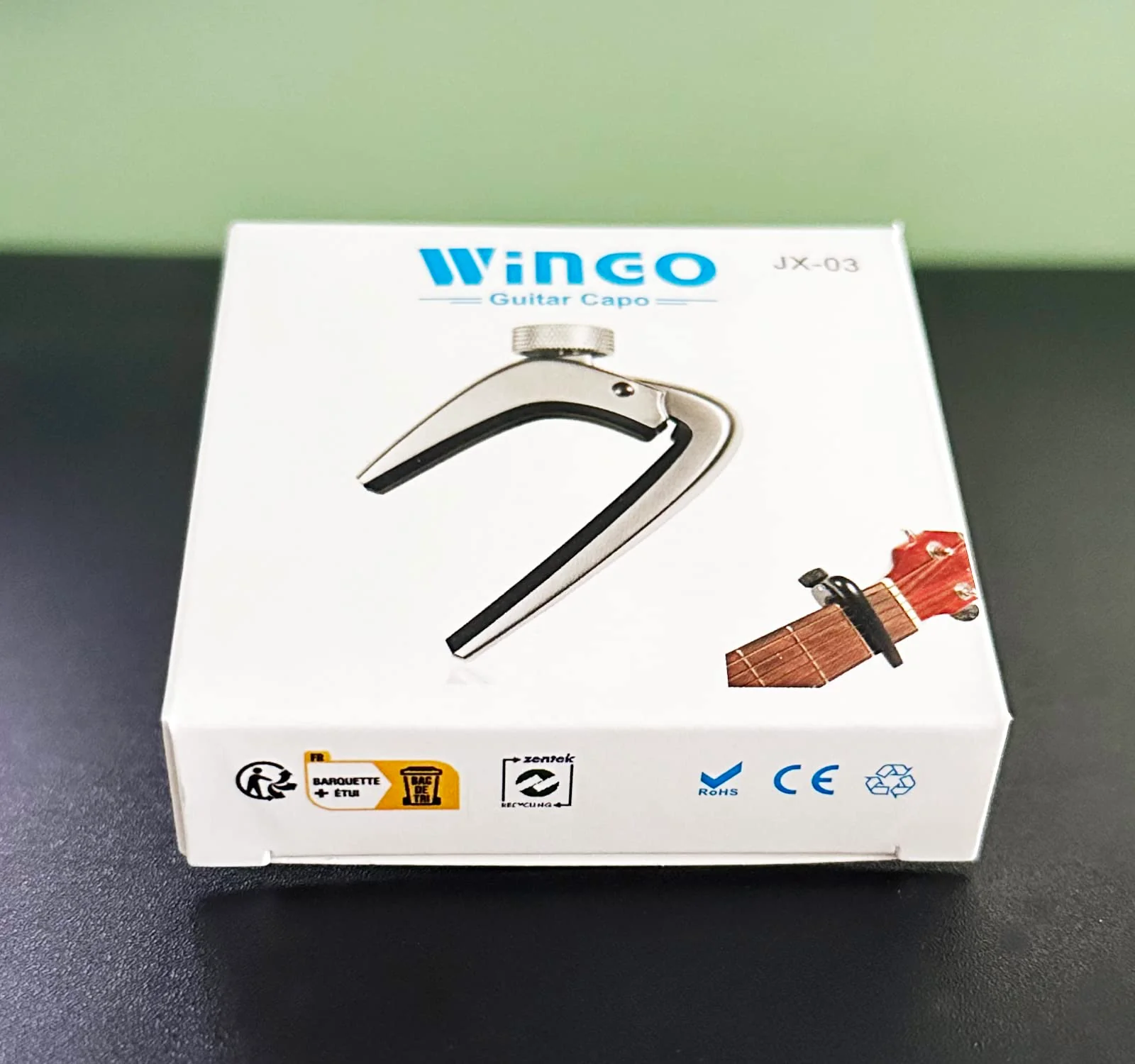 WINGO Guitar Capo Pro-Perfect Tension Capotraste -Black black acoustic - Image 7