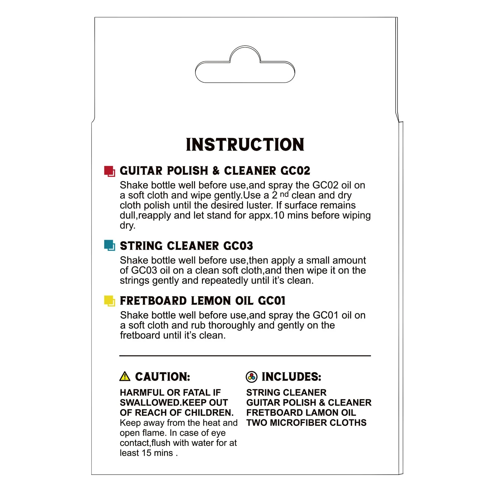WINGO Guitar Cleaning and Care Kit, Polish and Cleaner, Fretboard Lemon oil, Guitar String-cleaner and Tool Brush, Cleaning Cloth & Brush for Guitar Cleaning and Maintenance. - Image 7
