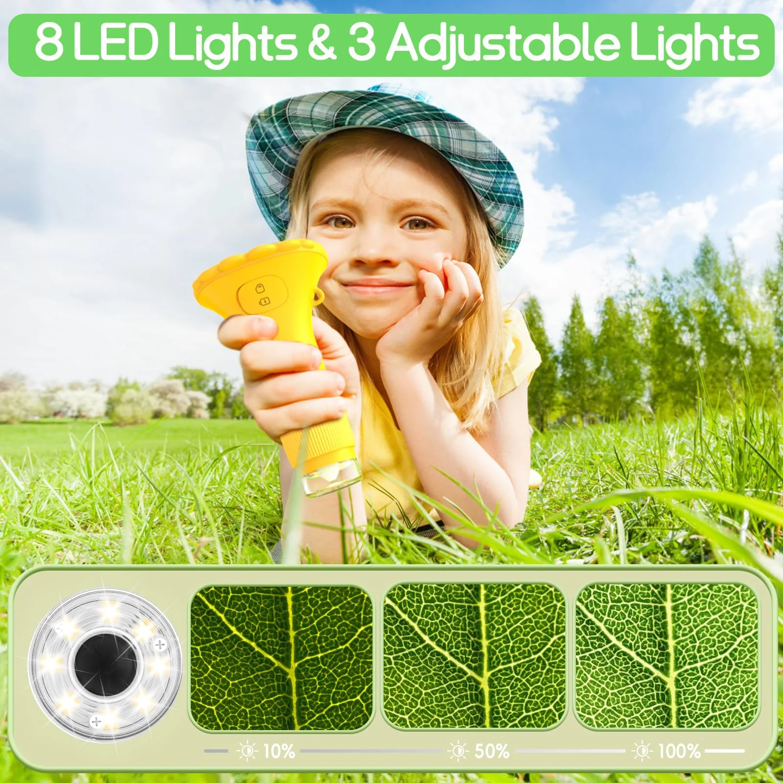 WINWEND Kids Microscope Pocket Microscope -1000X Portable Microscope for Kid | Photo and Video Mini Microscopes | 2'' Digital Little Scientist Microscopes for 3-10 Age Years Old Boys Girls Toys Gifts Orange - Image 6