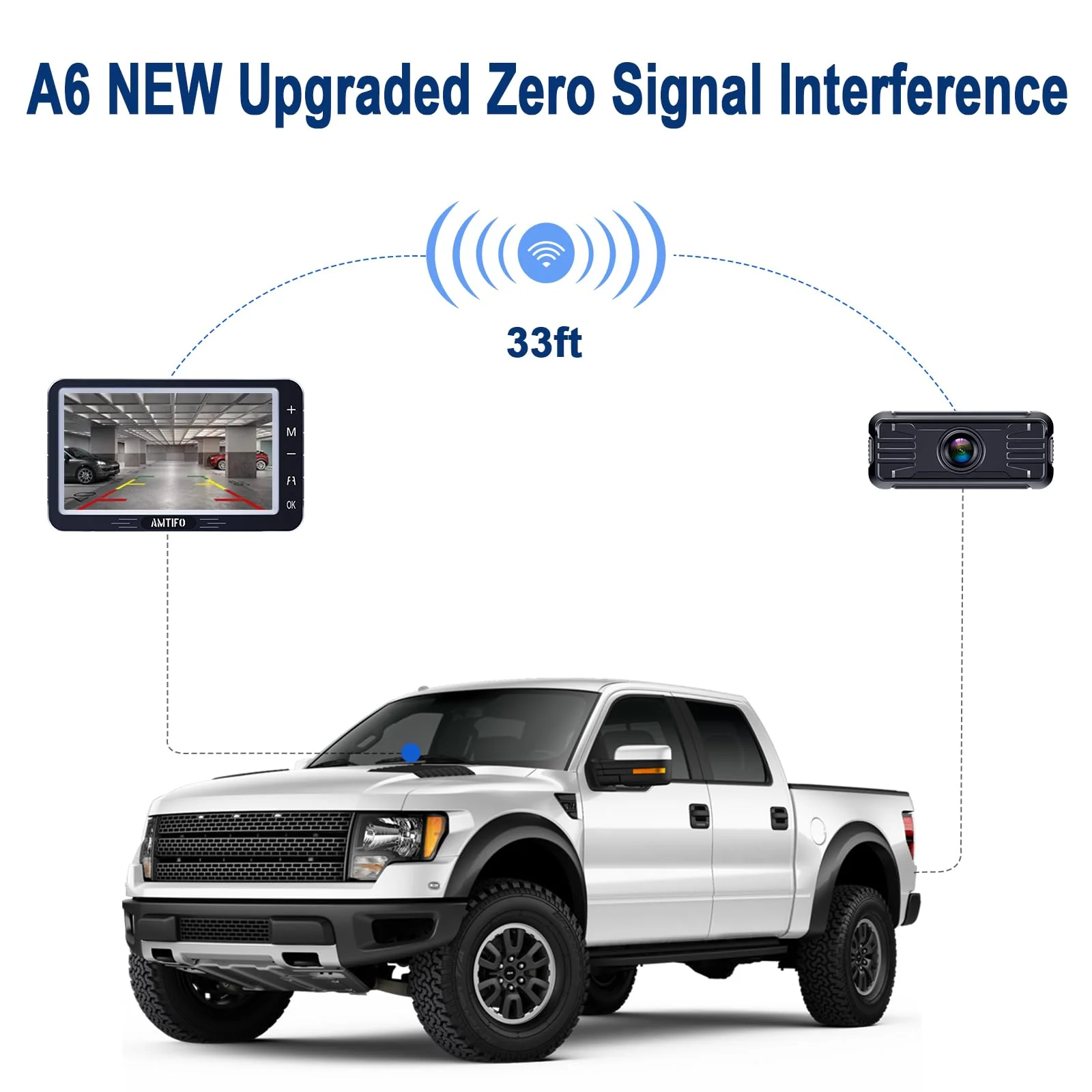 Wireless Backup Camera 5-inch for Truck: Easy to Install Back up Camera - HD 1080P Rear View Camera for Trucks SUVs - Image 3