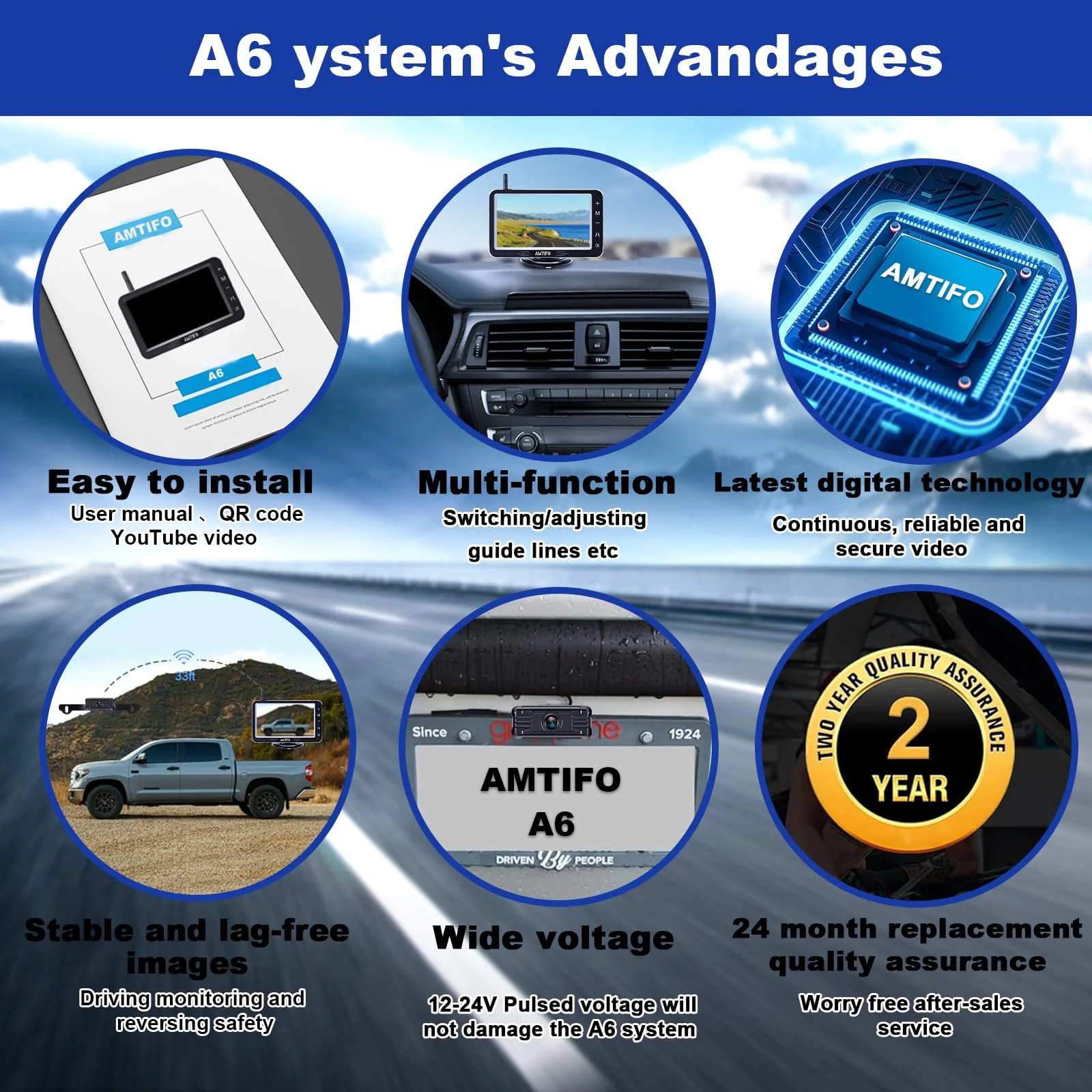 Wireless Backup Camera 5-inch for Truck: Easy to Install Back up Camera - HD 1080P Rear View Camera for Trucks SUVs - Image 4