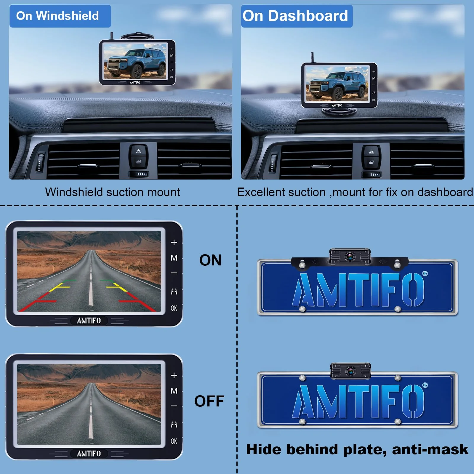 Wireless Backup Camera 5-inch for Truck: Easy to Install Back up Camera - HD 1080P Rear View Camera for Trucks SUVs - Image 8