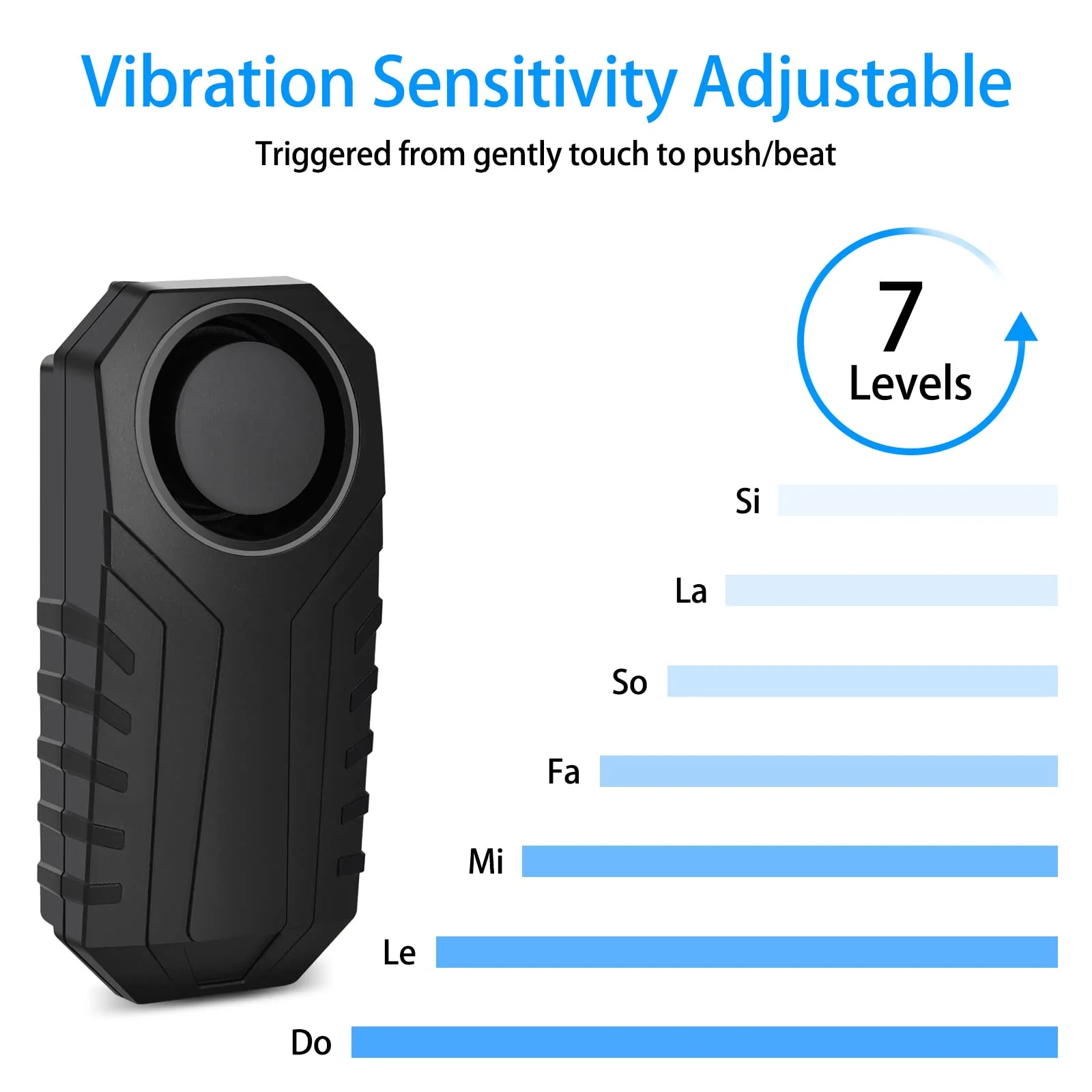 Wireless Bike Alarm with Remote, Anti-Theft Bicycle Motorcycle Alarm Wireless Security Vibration Motion Sensor Alarm, IP65 Waterproof Super Loud 113dB Alarm (2 Set) 2PK Bike Alarm - Image 2