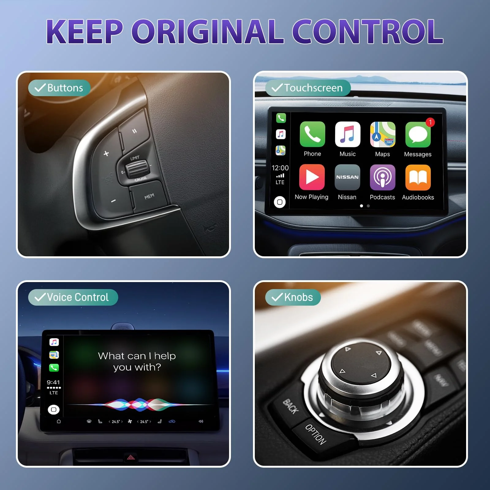 Wireless Carplay Adapter, 2024 Upgrade Converts Wired to Wireless Adapter for iPhone, Plug and Play Dongle for Apple Car Play, Bluetooth Wireless Control Adapter for Cars from 2016 and iOS 10+, Black - Image 8