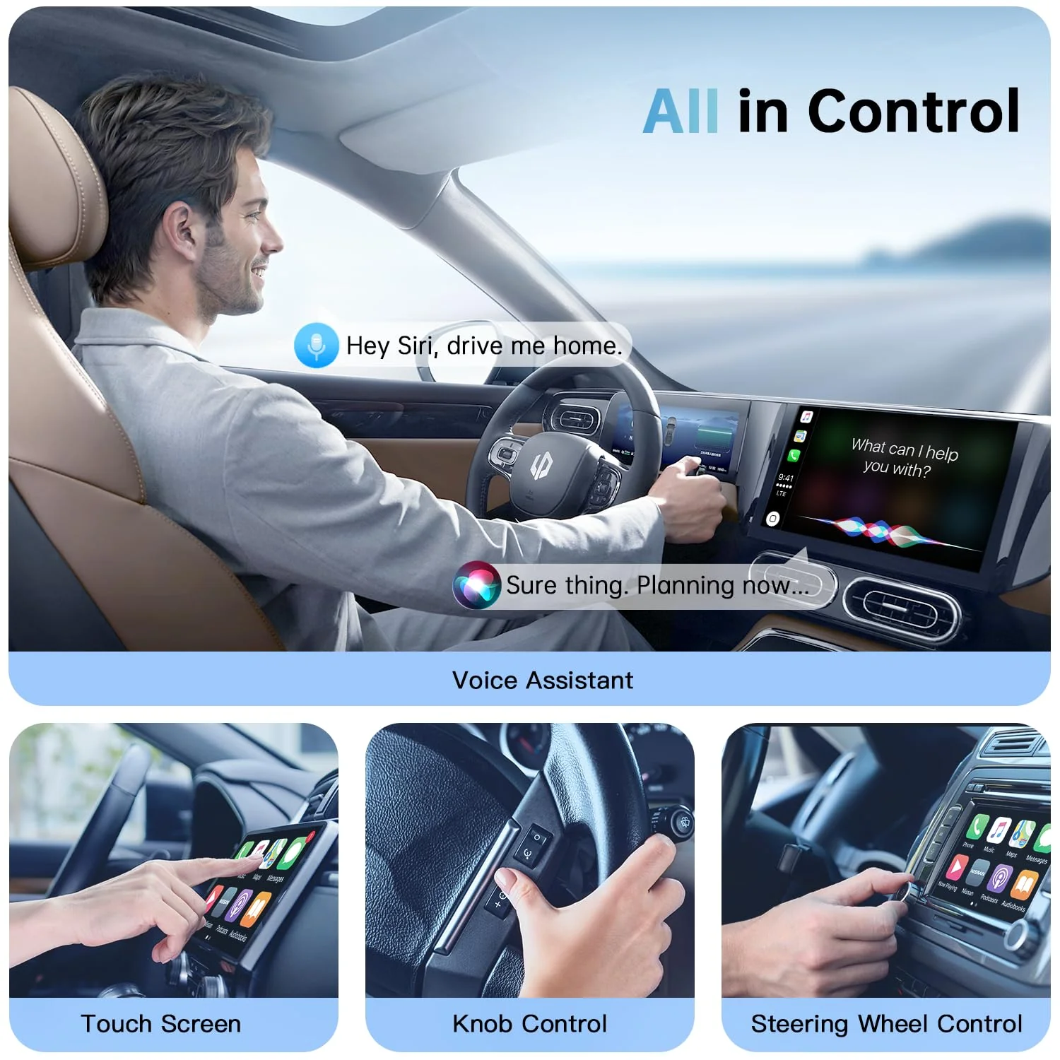 Wireless CarPlay Adapter for Apple CarPlay, Easy to Upgrade Wired CarPlay to Wireless, Instant Connectivity, Super Mini Car Play Dongle for iPhone Fit for Cars with Built-in CarPlay - Image 6