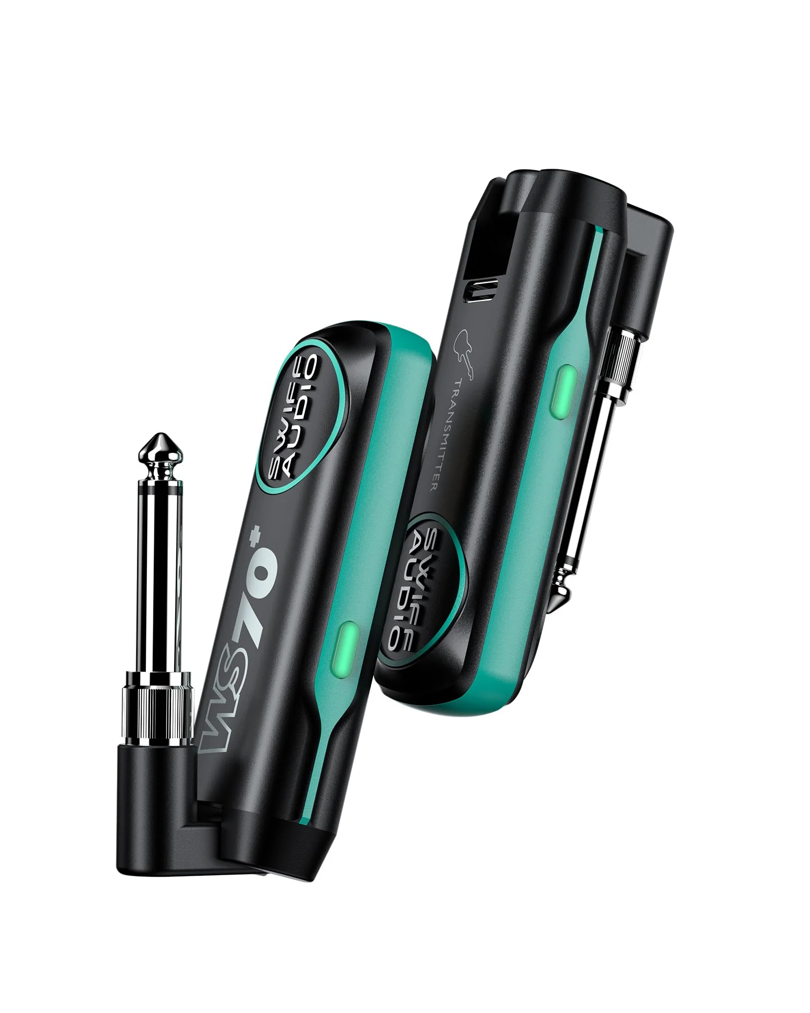 Wireless Guitar Transmitter Receiver Rechargeable Wireless Guitar System 10 Channels Transmission Range for 6.35mm/3.5mm Musical Instrument WS-70+ - Image 7