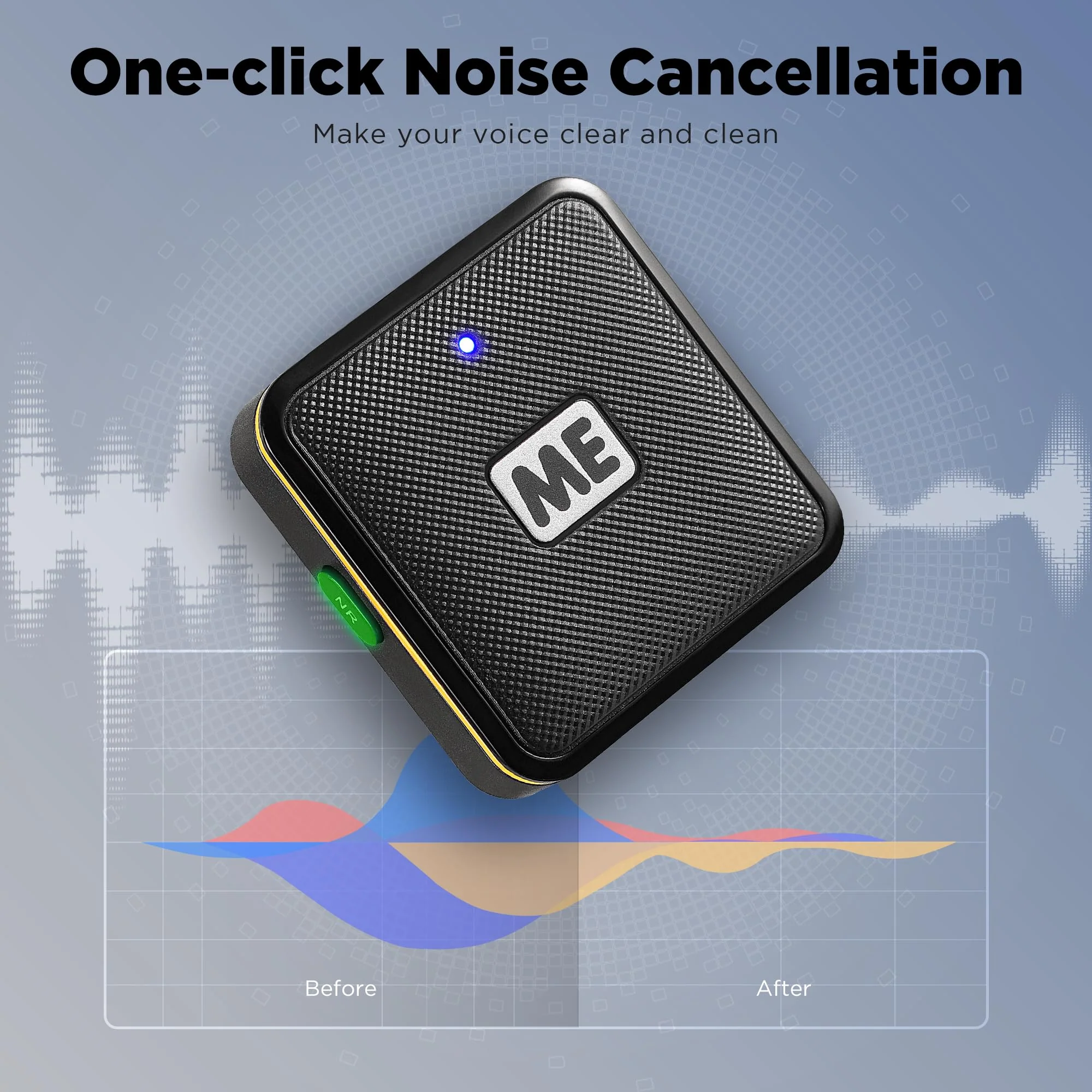 Wireless Lavalier Microphone for iPhone iPad Phone, MFi Certified, Noise Cancellation, Gain Control, 196ft Transmission, Wireless Lapel Podcast Microphone Mic for Video Recording Vlog Live Streaming TX+RX - Image 5