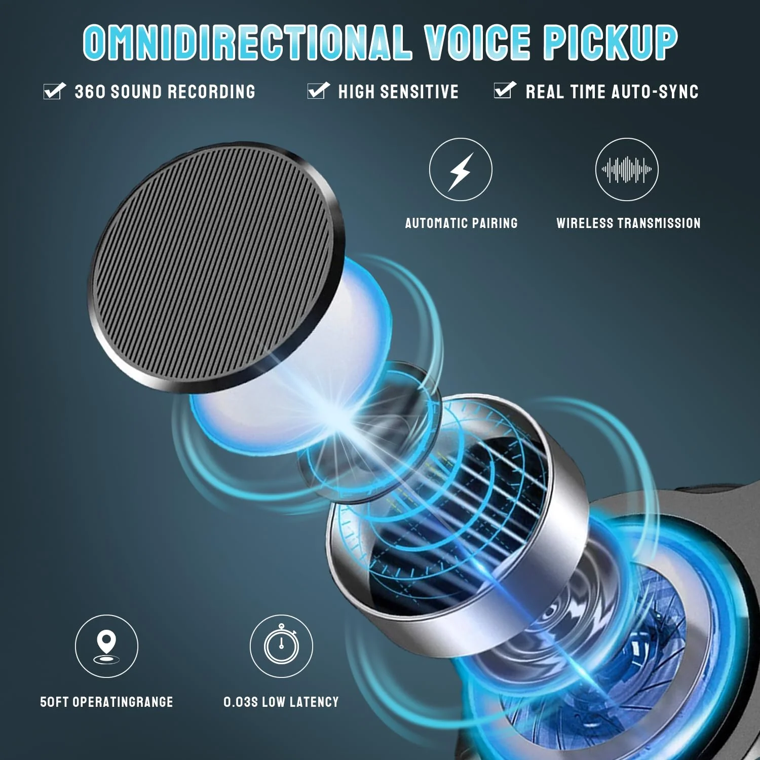 Wireless Microphone for iPhone, Dual Professional Wireless Lavalier Microphone for iPhone iPad, Plug-Play Wireless Mic for Recording,Live Stream,YouTube,Facebook,TikTok,Vlog - Image 5