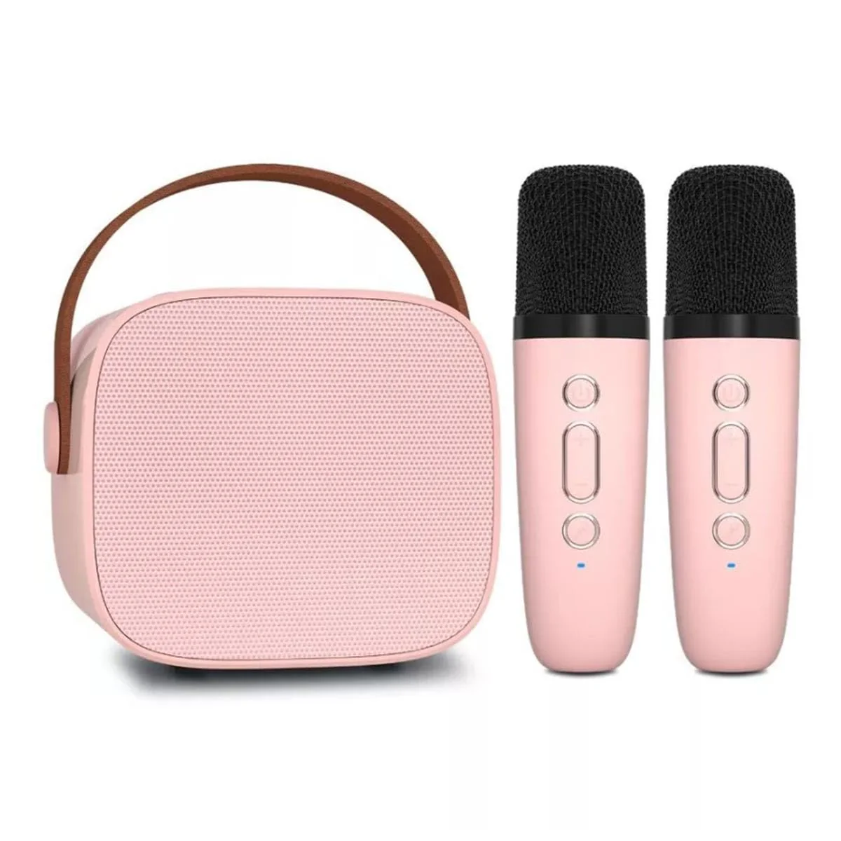 Wireless Microphone Speaker, Bluetooth Small Speaker, Suitable for Home and Outdoor, Pink - Image 3