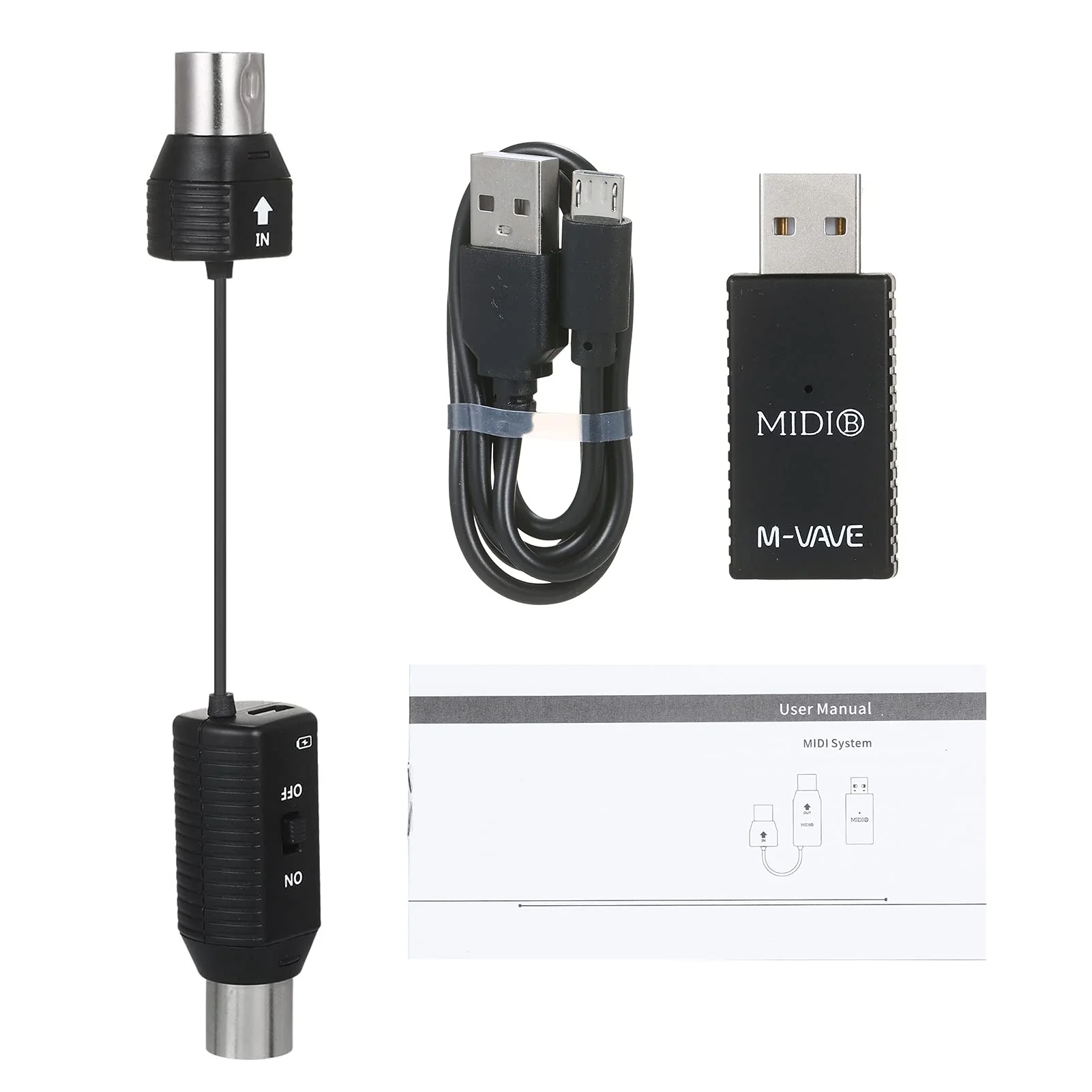 Wireless MIDI Adapter MIDI Interface Midi Cable MS1 Mini Wireless Transmission System MIDI System MIDI Wireless Adapter Plug and Play Support for Devices - Image 6