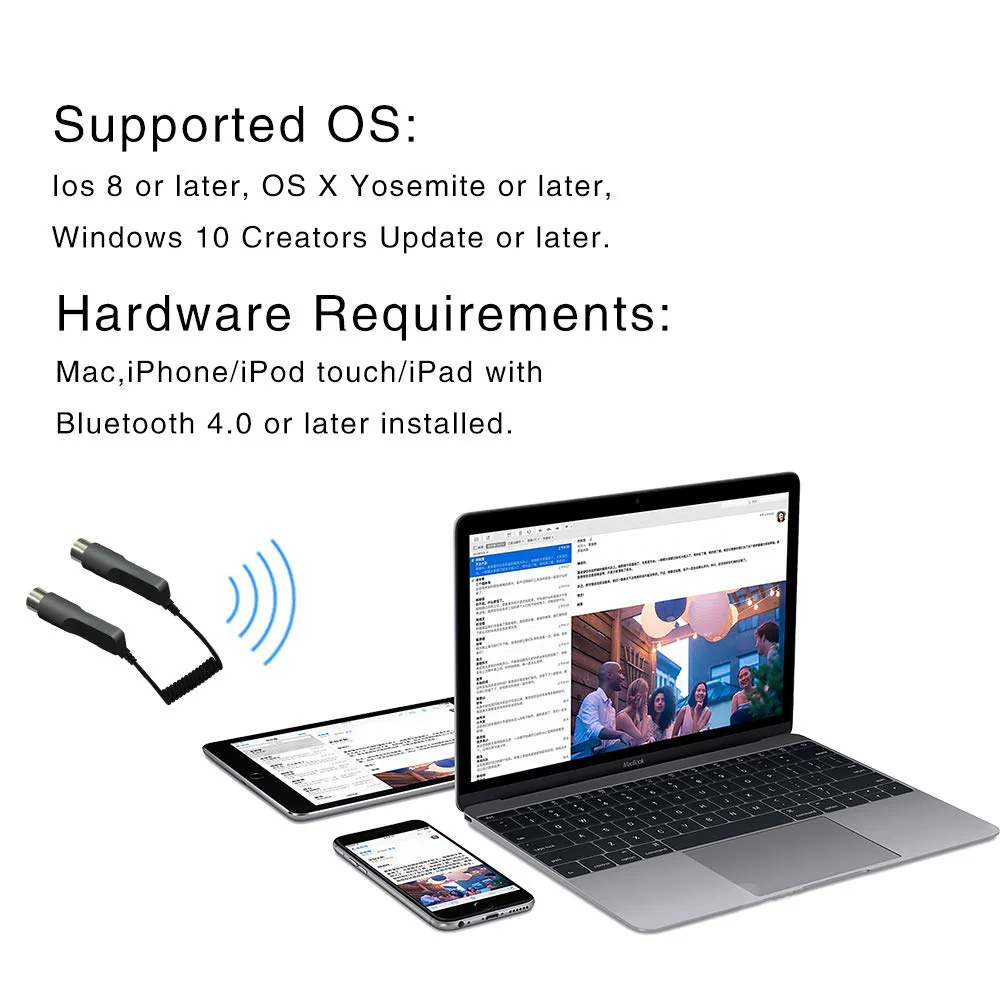Wireless Midi Bluetooth Adapter for Digital Instrument Connecting with iOS Device - Image 3