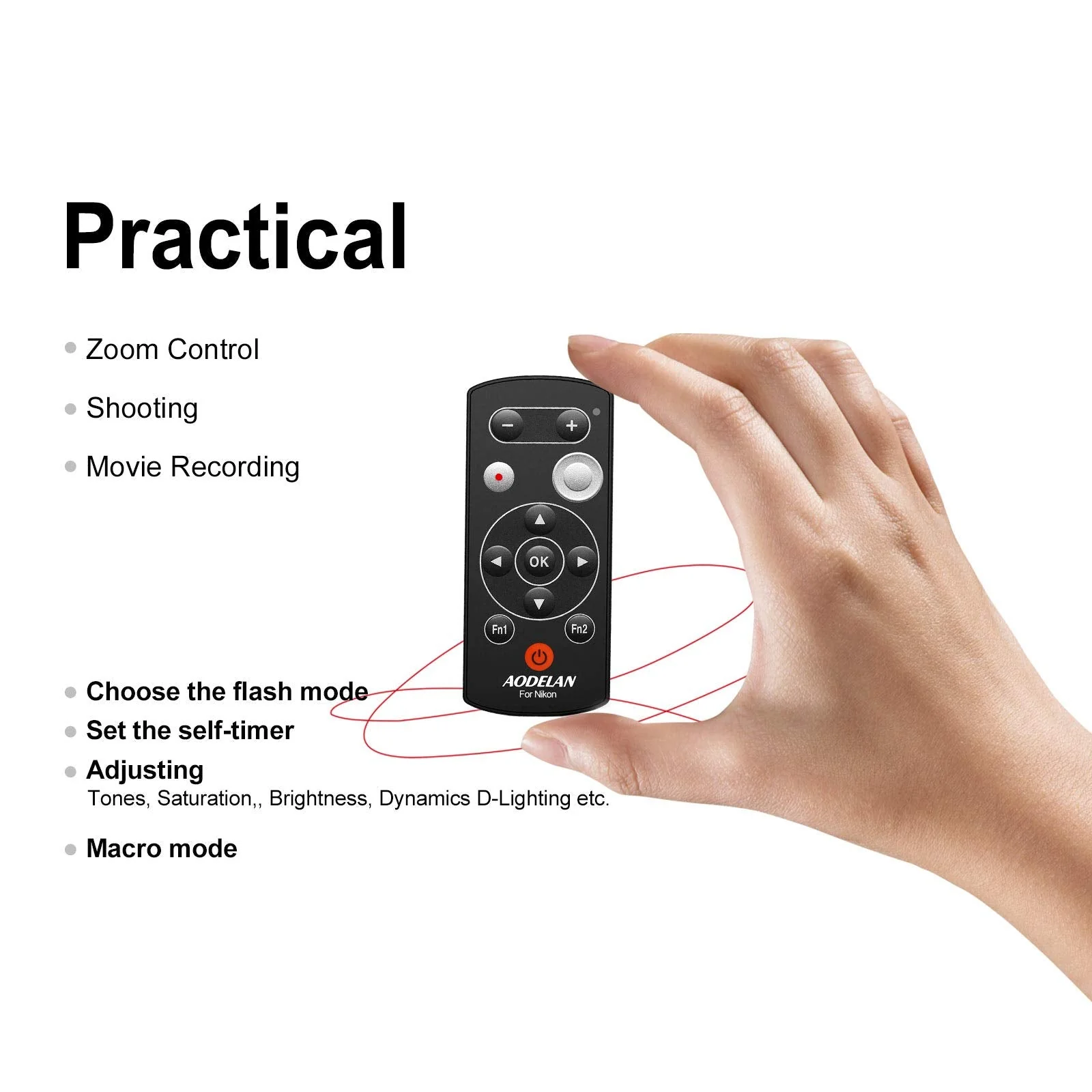 Wireless Remote Control Camera Shutter Release ML-L7A for Nikon COOLPIX B600,A1000,P1000,Z50, Z30,Z7 II,Z fc,Replace Nikon ML-L7 - Image 7