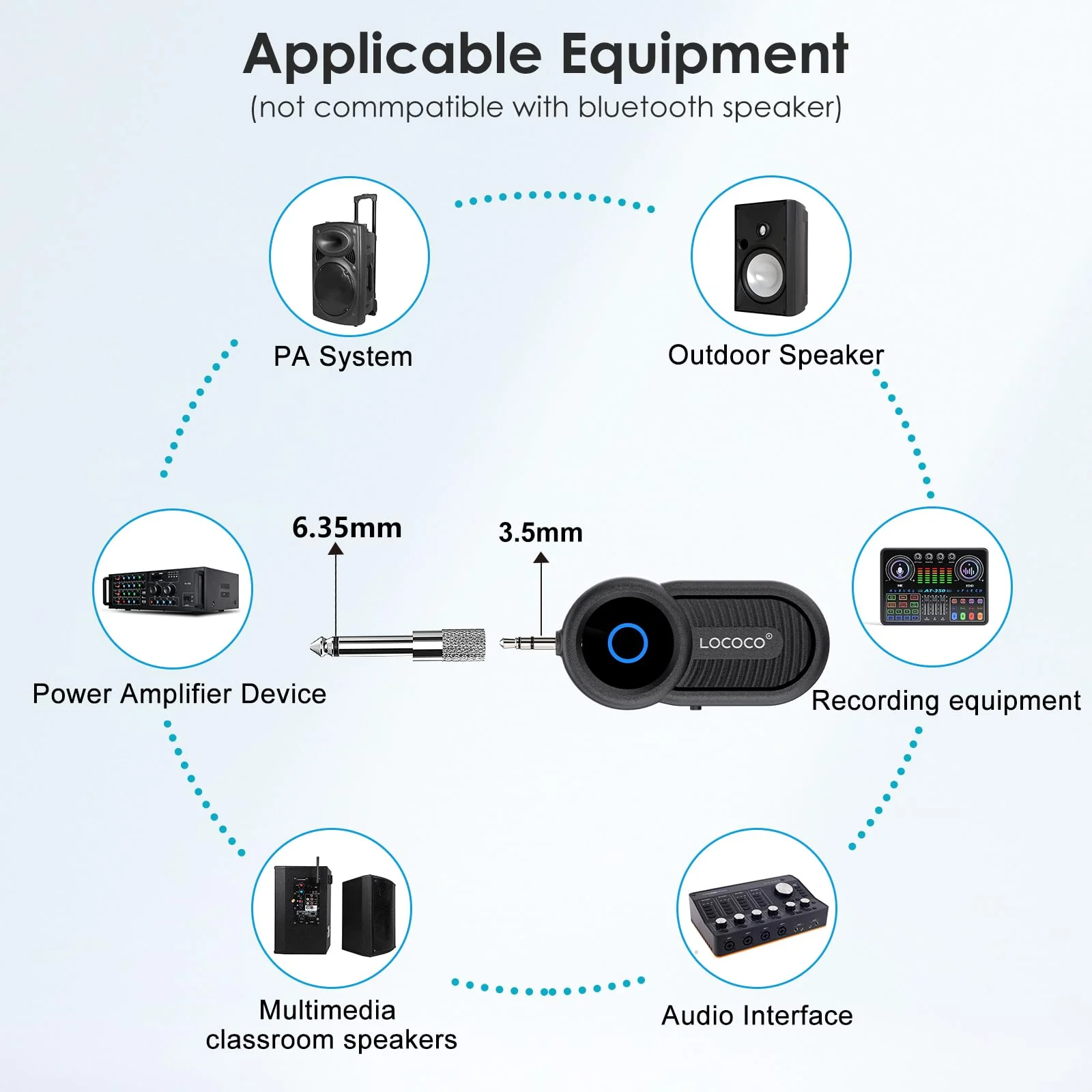 Wireless Saxophone Microphone System for Instruments: UHF Rechargeable Instruments Microphone Receiver and Transmitter - 160ft Range. Plug and Play - Clip-on Mics Suitable for Sax Trumpet, Trombone LG-06 - Image 6