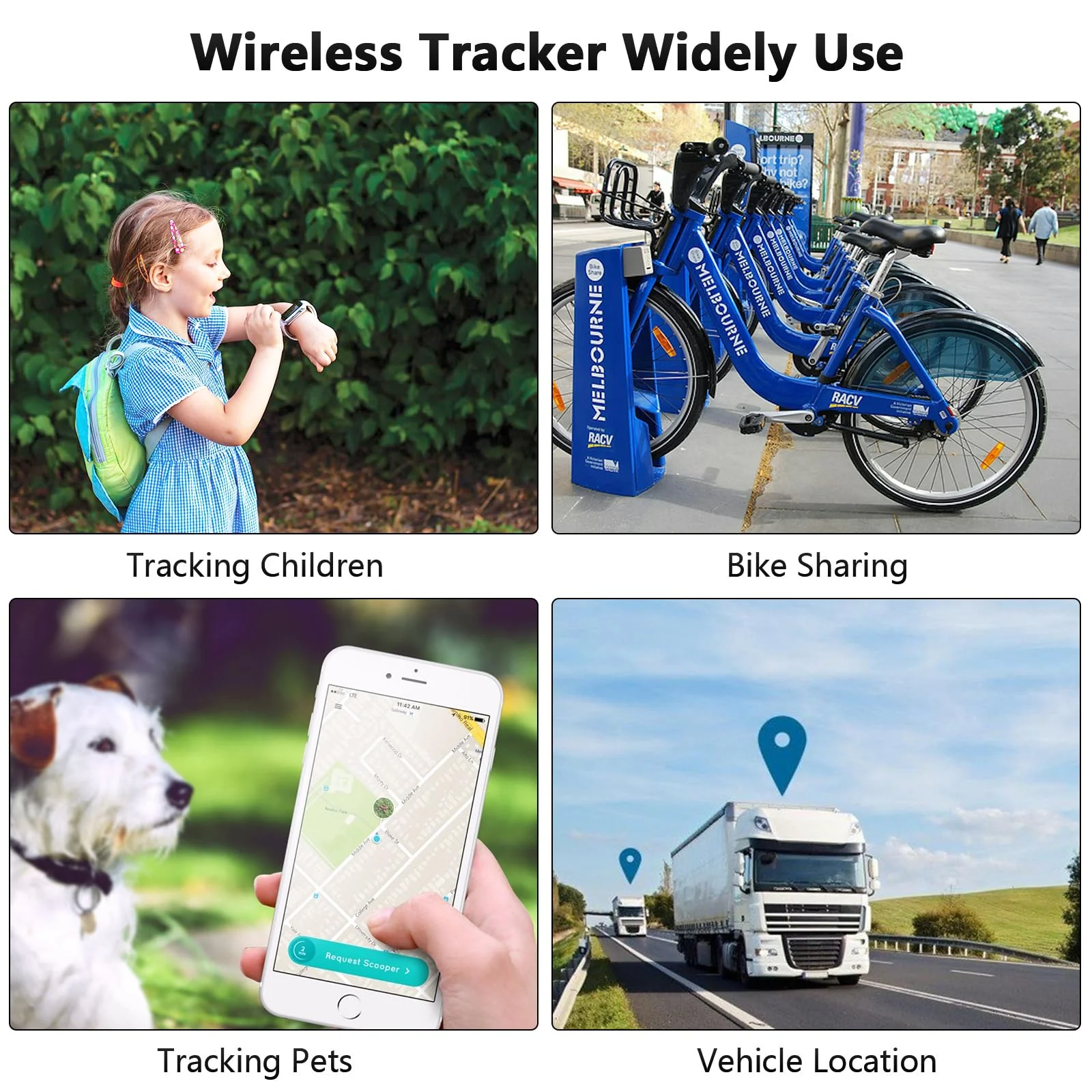Wireless Tracker ESP LCD Display Binghe 868 MHz Wireless Tracker Supports WiFi Bluetooth / LoRa / Gnss / Tracking and Positioning GPS Type C Connection with 2.4GHz Metal Spring Antenna - Image 3