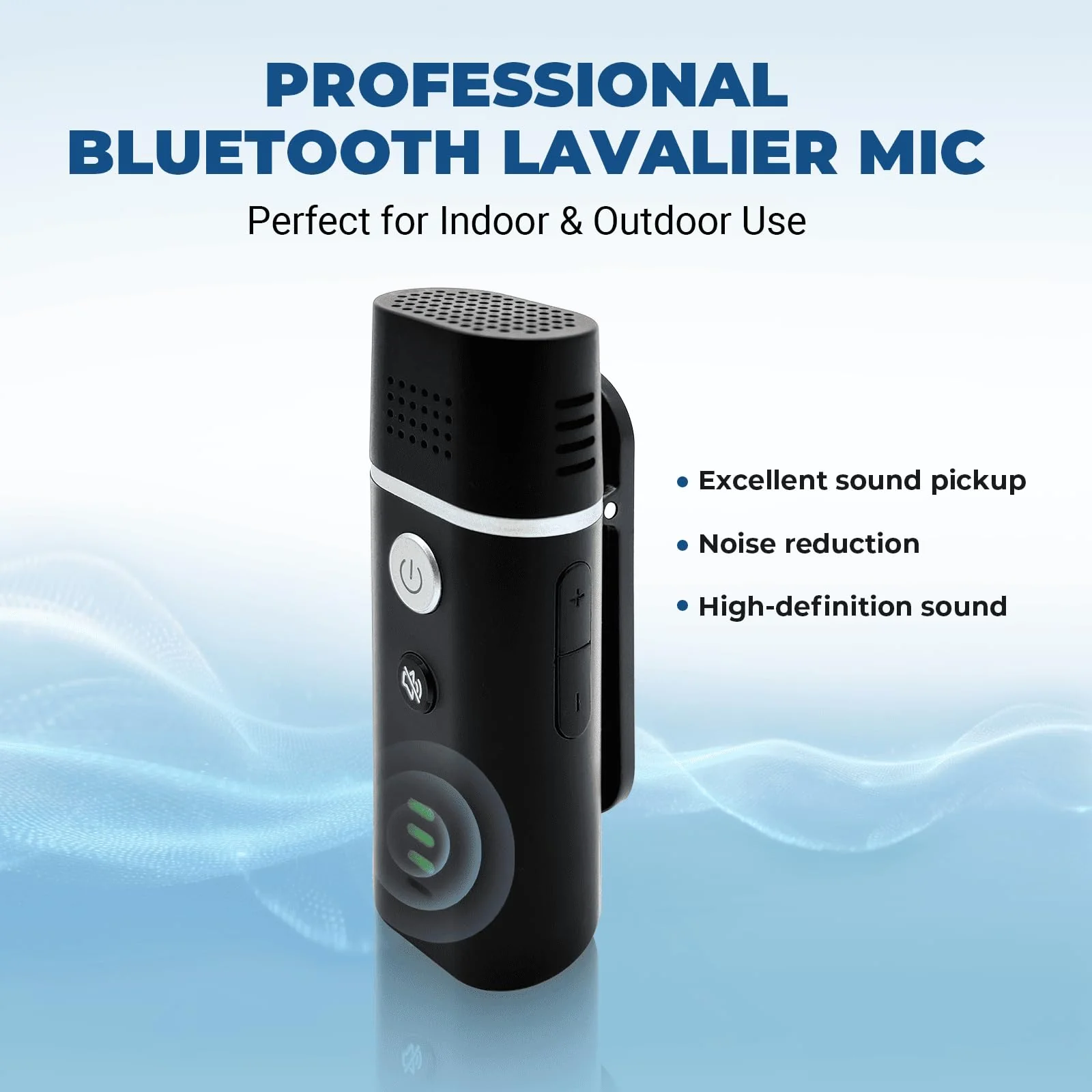 Wireless Voice Amplifier with Bluetooth Lavalier Microphone, Professional Noise Reduction Portable Microphone with Speaker, Mini Megaphone with Clip on/Lapel Mic for Teachers Classroom Tour Guide B006 - Image 6