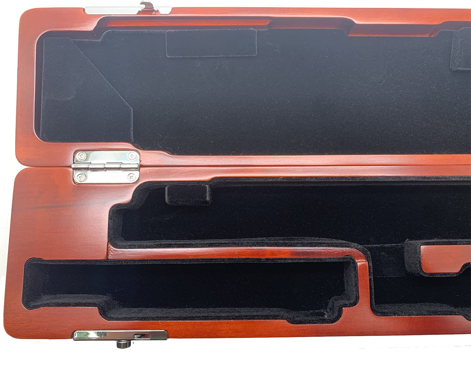 with B foot Hardwood Flute Case 17 hole flute Storage Box for Metal Flute Protect Carry flute - Image 5