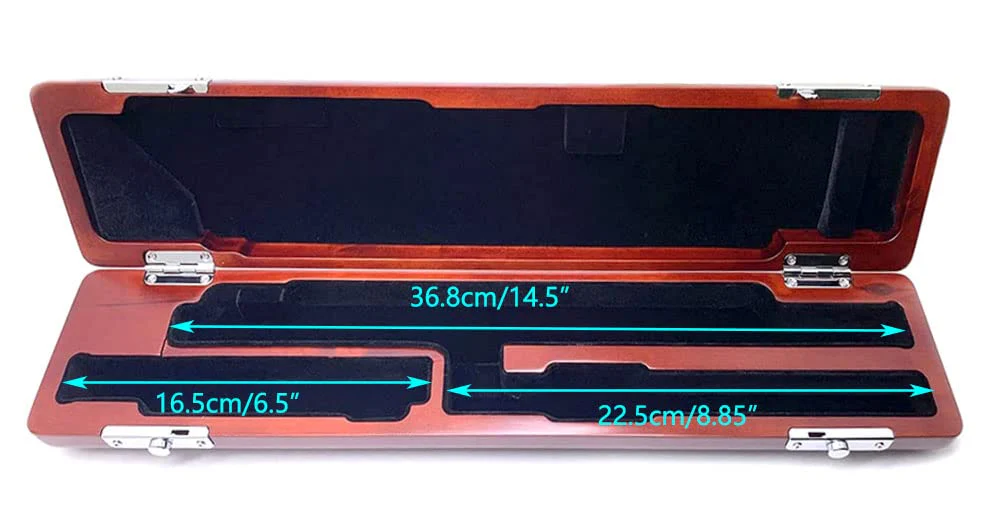 with B foot Hardwood Flute Case 17 hole flute Storage Box for Metal Flute Protect Carry flute - Image 7