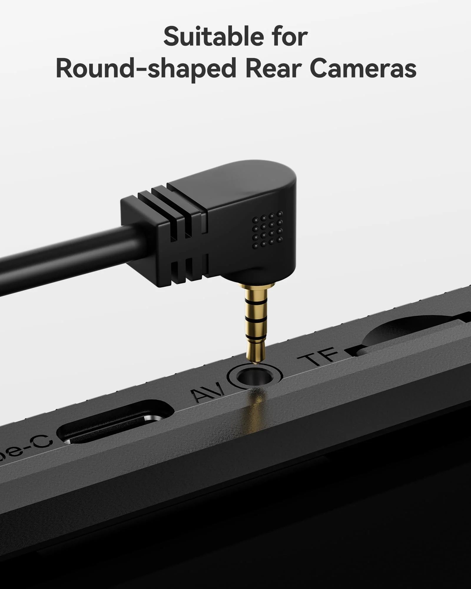 WOLFBOX 50Feet Rear Camera Extension Cord Cable for G840S / G930 / G910 / G840H / G850 / G900 / T10 Plus Mirror Dash Cam (4 pin, 2.5mm) - Image 2