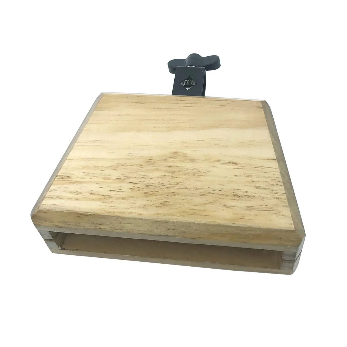 Wood Block 6.9 Inch Wooden Jam Block Mountable Hand Percussion Drum Block Instrument for 3/8" Post Mount Drum Set Cymbal Stand Accessories - Image 3
