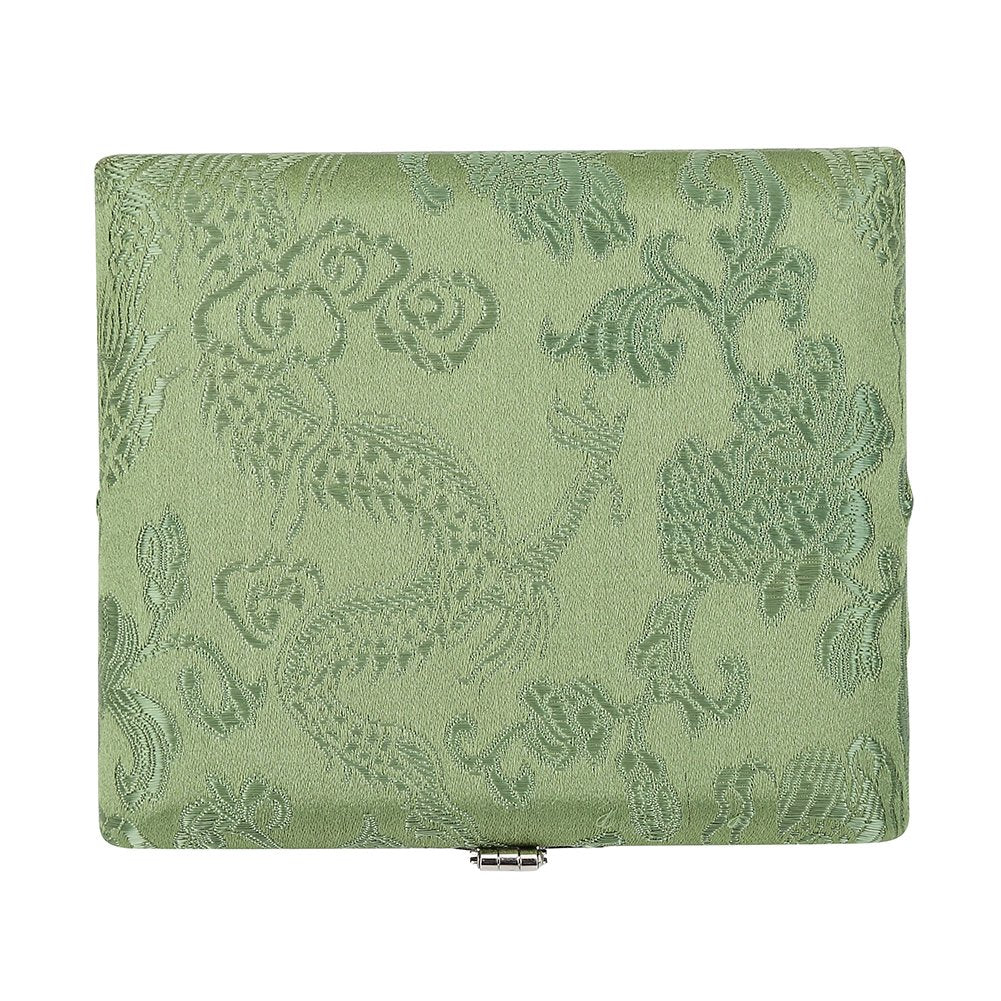 Wooden Oboe Case Holder Box for 6pcs Oboe Reeds Silk Cloth Cover Case Holder Storage(Green) - Image 5