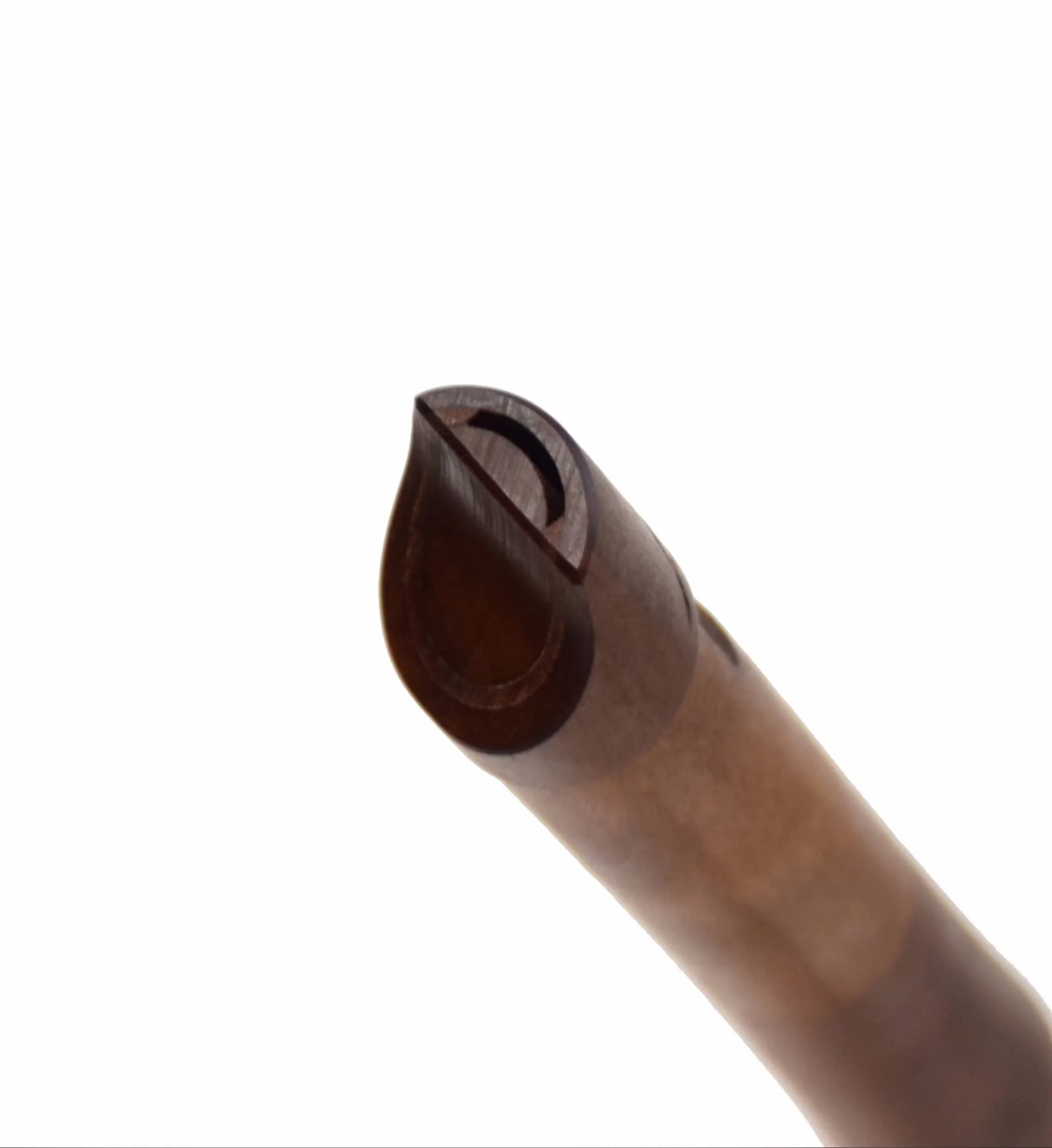Wooden Whistle iVolga PC-01 key of C Great Sound Hand Carved Stabilized Wood Flute Folk Wind Music Instrument Woodwind Handmade Brown - Image 4