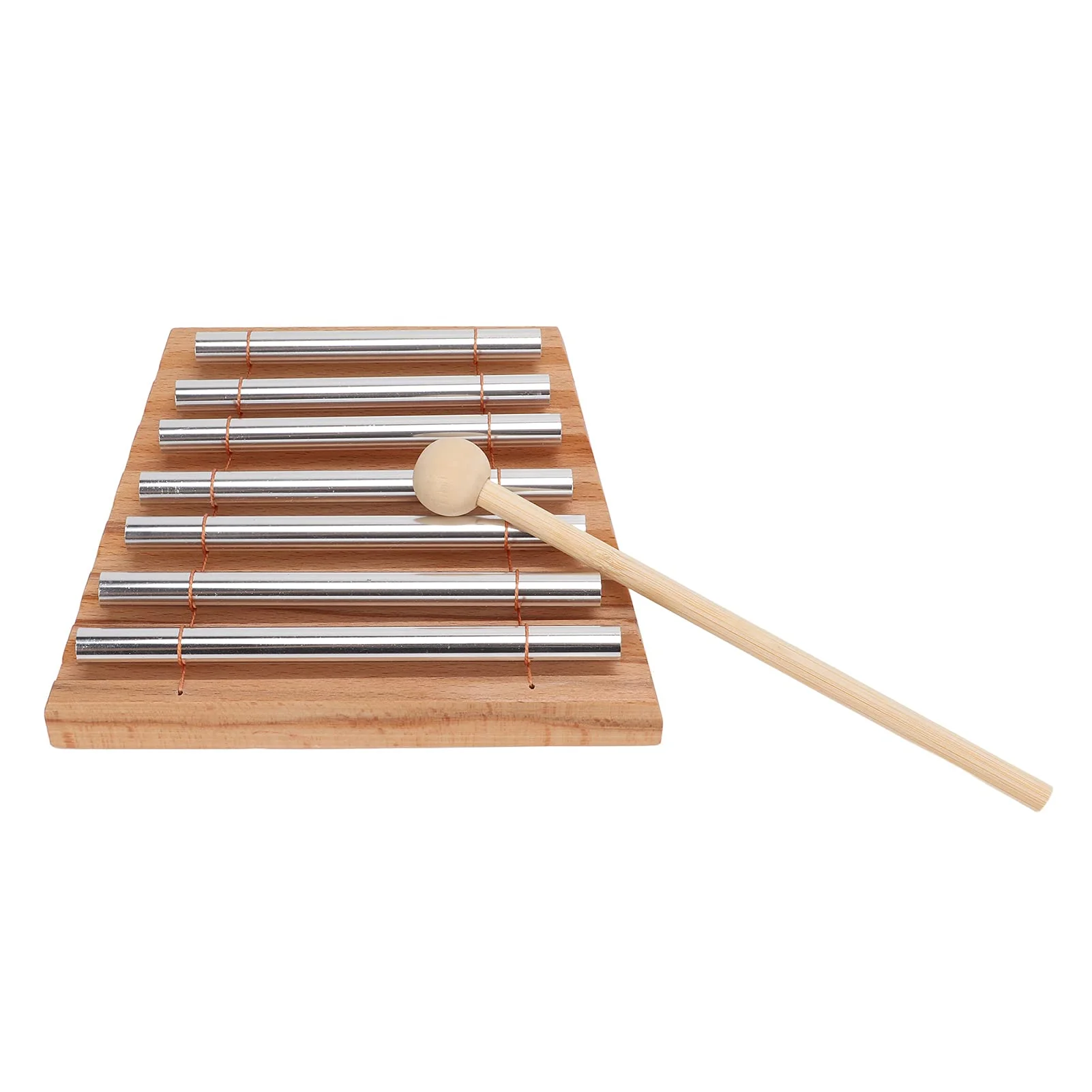 Woodstock Wind Chimes Energy Chime 7 Tone Hand Chimes Percussion Instrument with Mallet Stress Relief Yoga Meditation Classroom Management Meditation Gifts - Image 8
