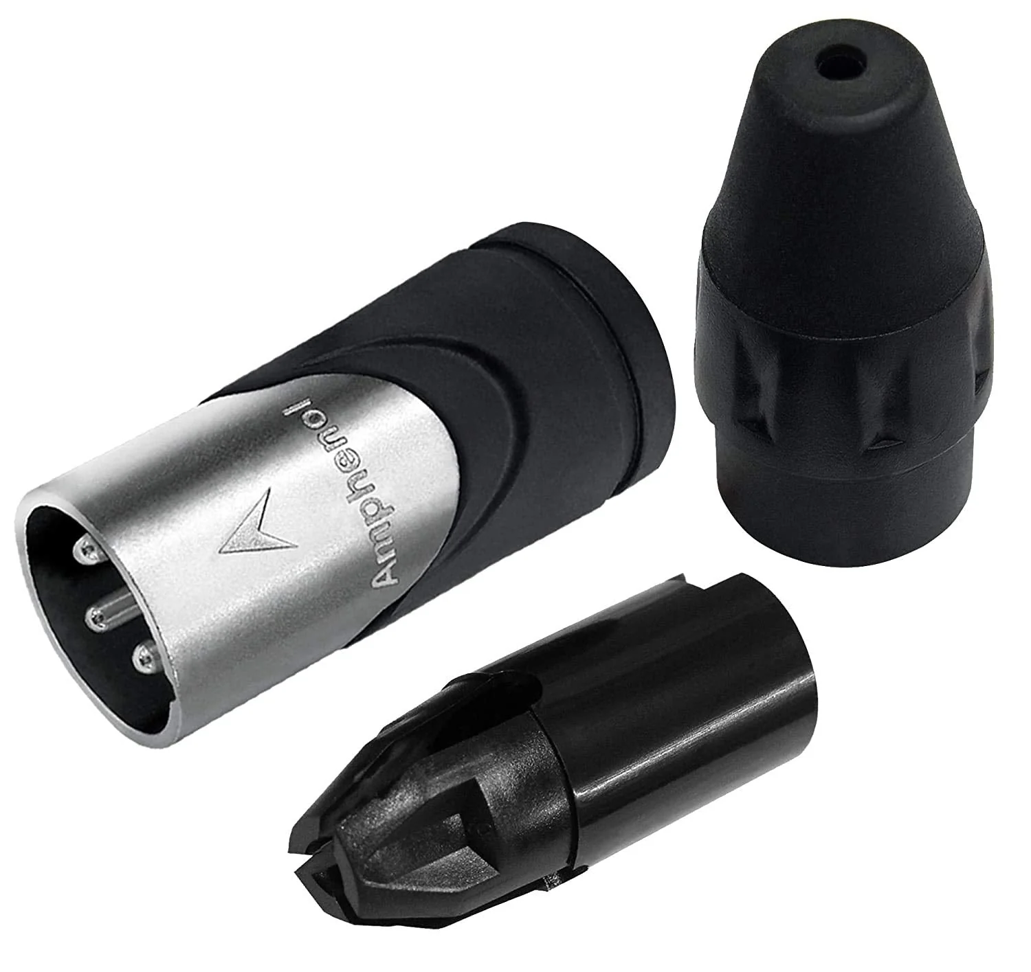 WORLDS BEST CABLES 2 Units - 4 Foot - Gotham GAC-4/1 (Black) - Star Quad, Dual Shielded Balanced Male to Female Microphone Cables with Amphenol AX3M & AX3F Silver XLR Connectors - Custom Made - Image 7