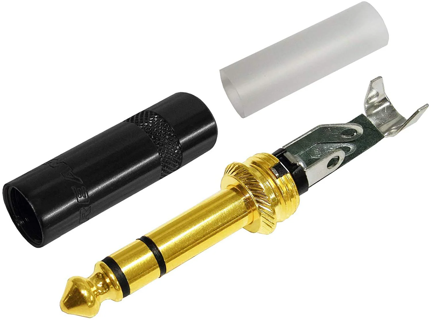 WORLDS BEST CABLES 4 Units - 1 Foot - Canare L-4E6S Star Quad, Patch Cable terminated with Neutrik-Rean NYS ¼ Inch (6.35mm) Gold TRS Stereo Phone Plugs - Custom Made - Image 6