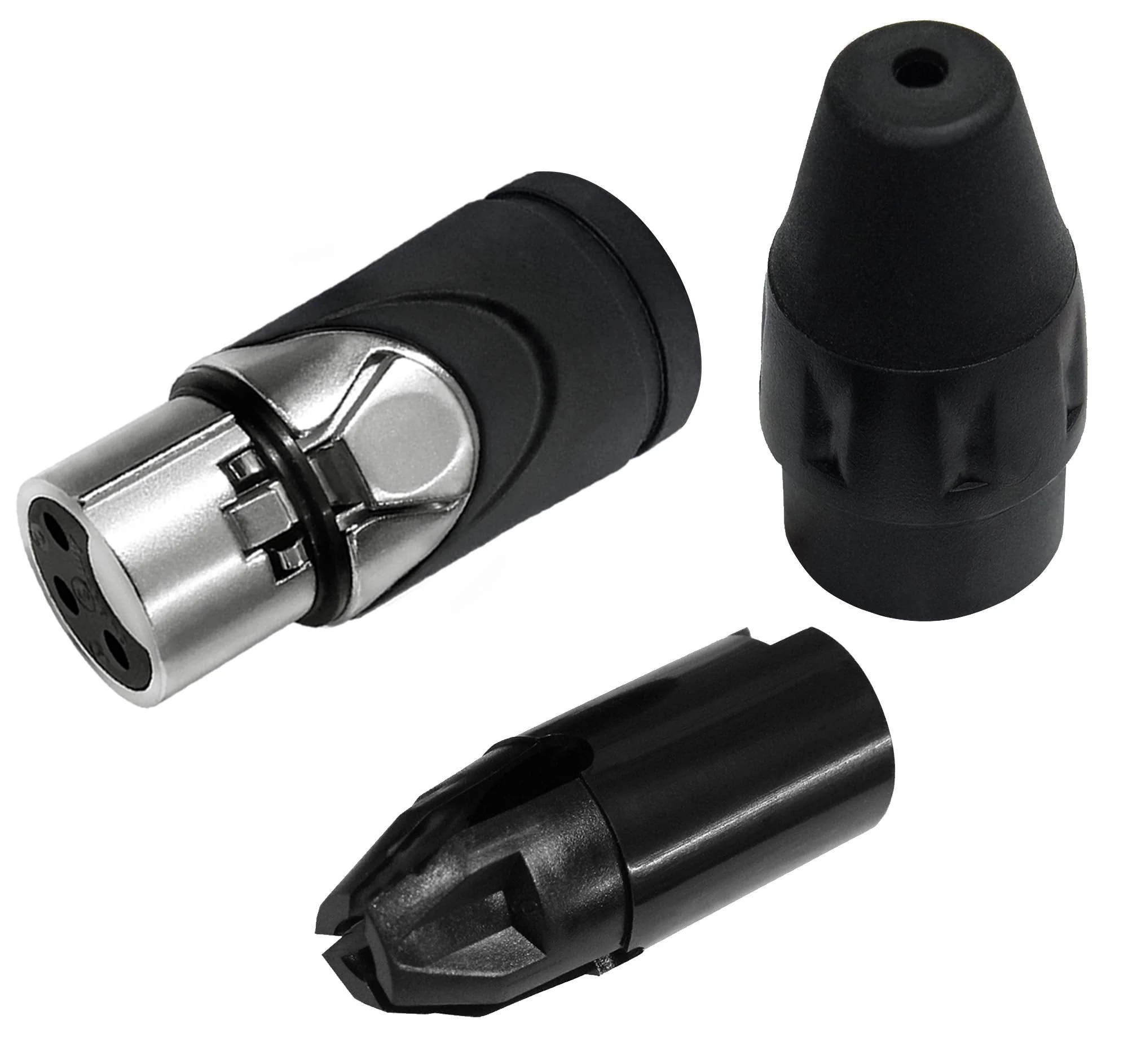 WORLDS BEST CABLES - Star Quad Balanced Male to Female Microphone Cables - Gotham GAC-4/1-4 Units - 0.5 Foot w/Amphenol AX3M & AX3F XLR Connectors - Image 9