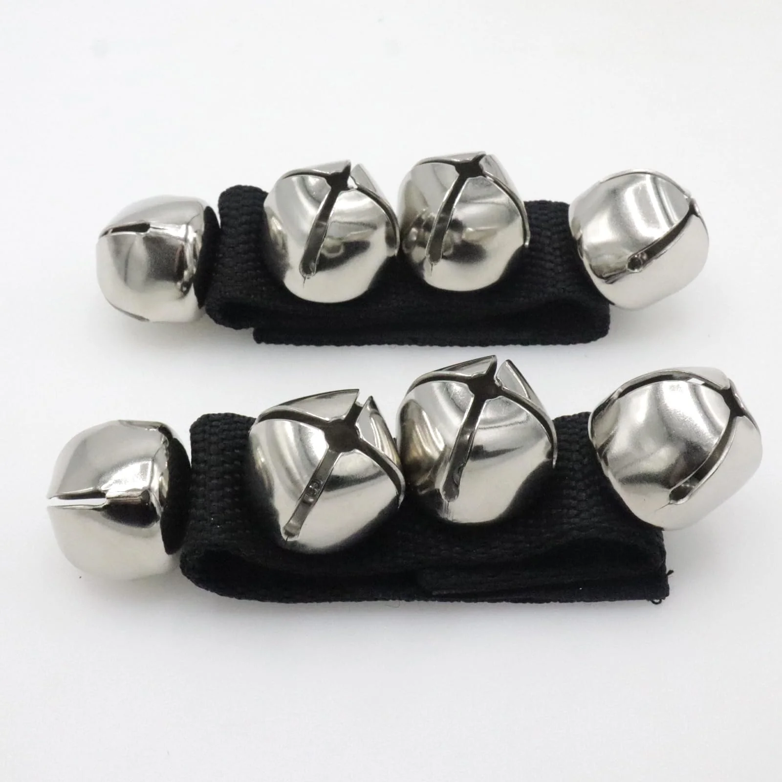 Wrist Bells Set of 2, Black Jingle Bells Instrument, Adjustable Ankle Percussion Musical for Kids, Party Favors, Christmas Decor, Education, Dance, Band Performance - Image 5