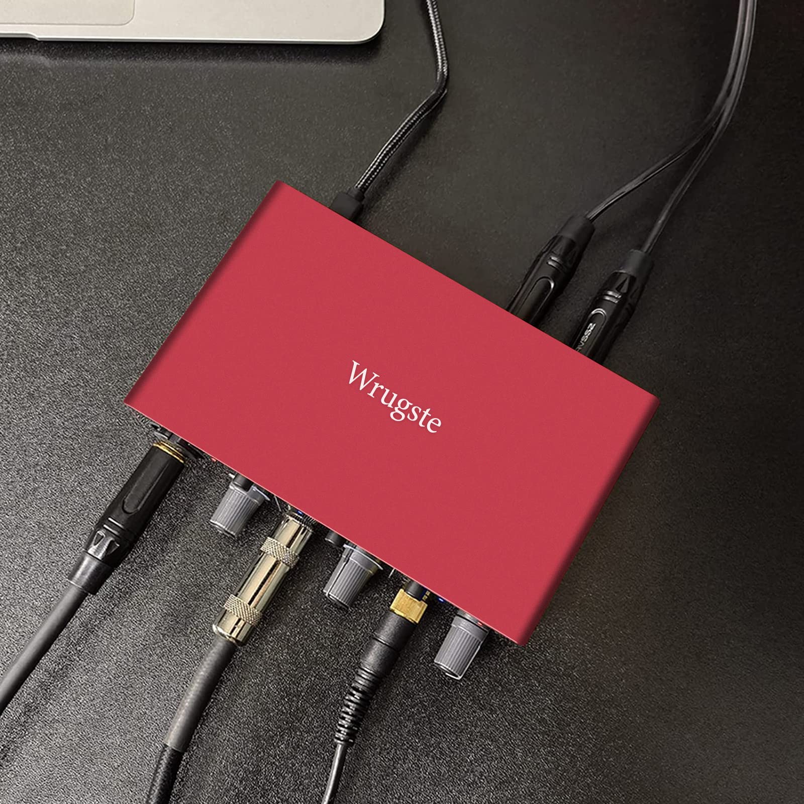 Wrugste USB Audio Interface Solo(24Bit/192kHz)+48V Phantom Power for Computer Recording Podcasting and Streaming Plug and Play Noise-Free Wrugste XLR Audio Interface for PC No Software Included - Image 3