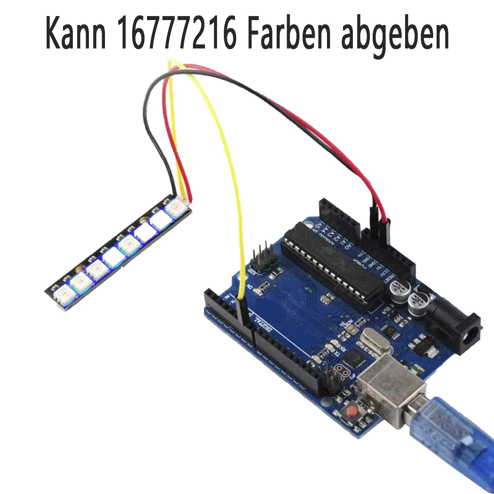 WS2812 RGB LED Module, Built-in Driver for Arduino Raspberry Pi ESP32, Pack of 10 - Image 4