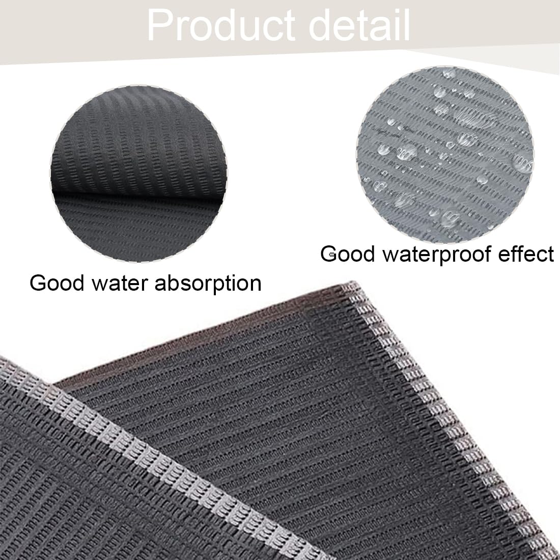 WUSJCOF Pack of 50 Premium Disposable Dental Bibs, Waterproof Tattoo Bibs, Tattoo Tablecloths, Clean Pad, Tattoo Tray Covers, Multi-Purpose (Black) - Image 3