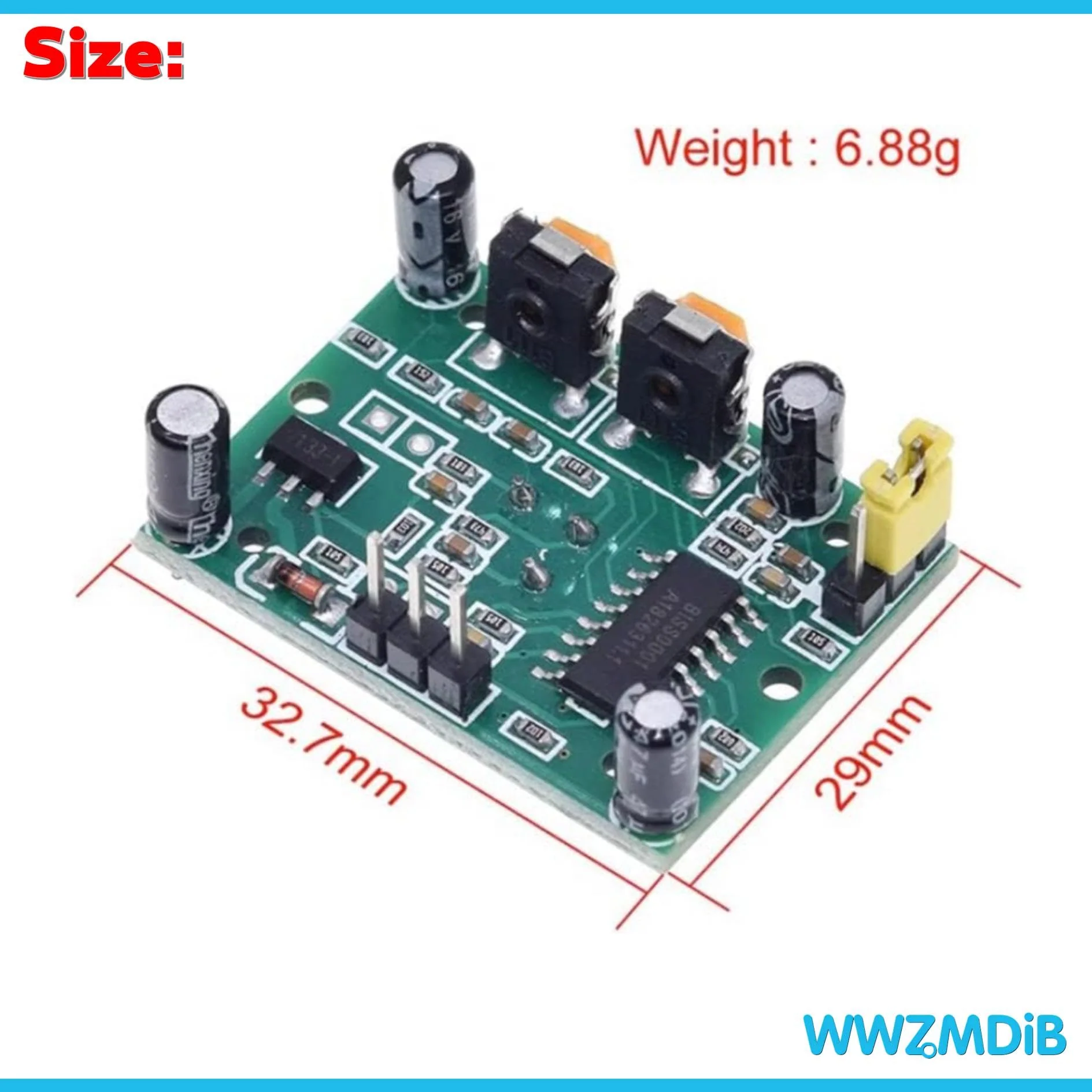 WWZMDiB 5Pcs HC-SR501 PIR Motion Sensor Module + 2Pcs Exclusive housing for Arduino Raspberry Pi Toys, Lamps, Electronic Equipment - Image 2