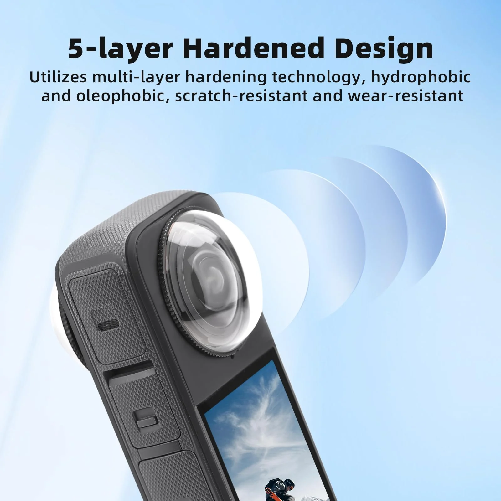 X4 Premium Lens Guard for Insta360 X4, High Transparency Tempered Glass Lens Protector for Insta 360 X4 Camera Anti-scratch Accessories - Image 5