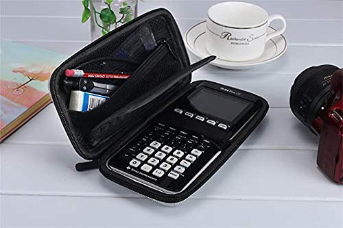 Xberstar Hard EVA Shockproof Carry Case Bag Pouch for Texas Instruments TI-84 Plus CE/Color TI-83 Plus,TI-89 Titanium, HP 50G Graphing, Scientific Financial Calculators (Gray) Gray - Image 2