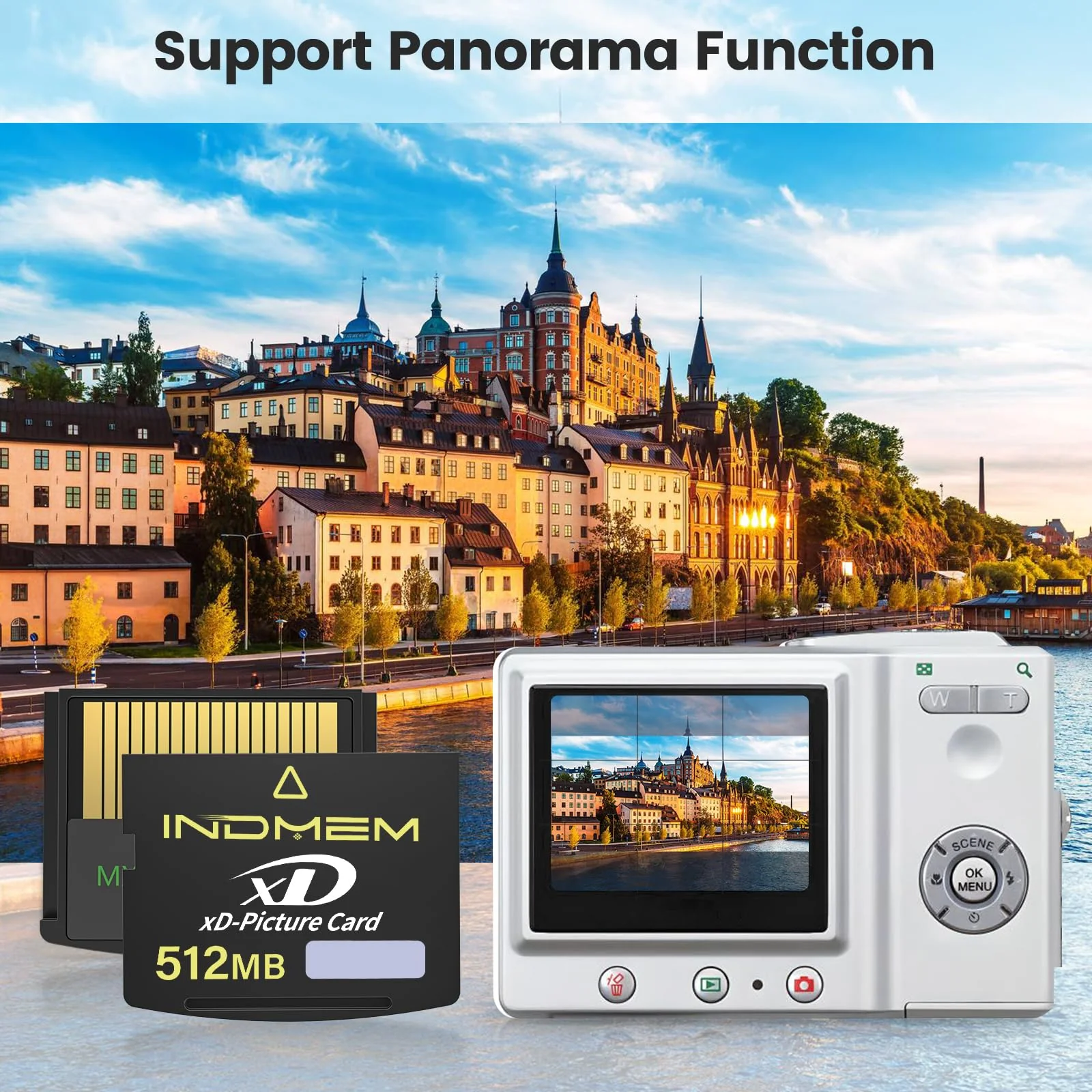 xD-Picture Card 512MB,512MB Xd Flash Memory Cards Compatible with Olympus Fujifilm Old Digital Cameras,Support Panorama Function (Tpye Standard) - Image 3