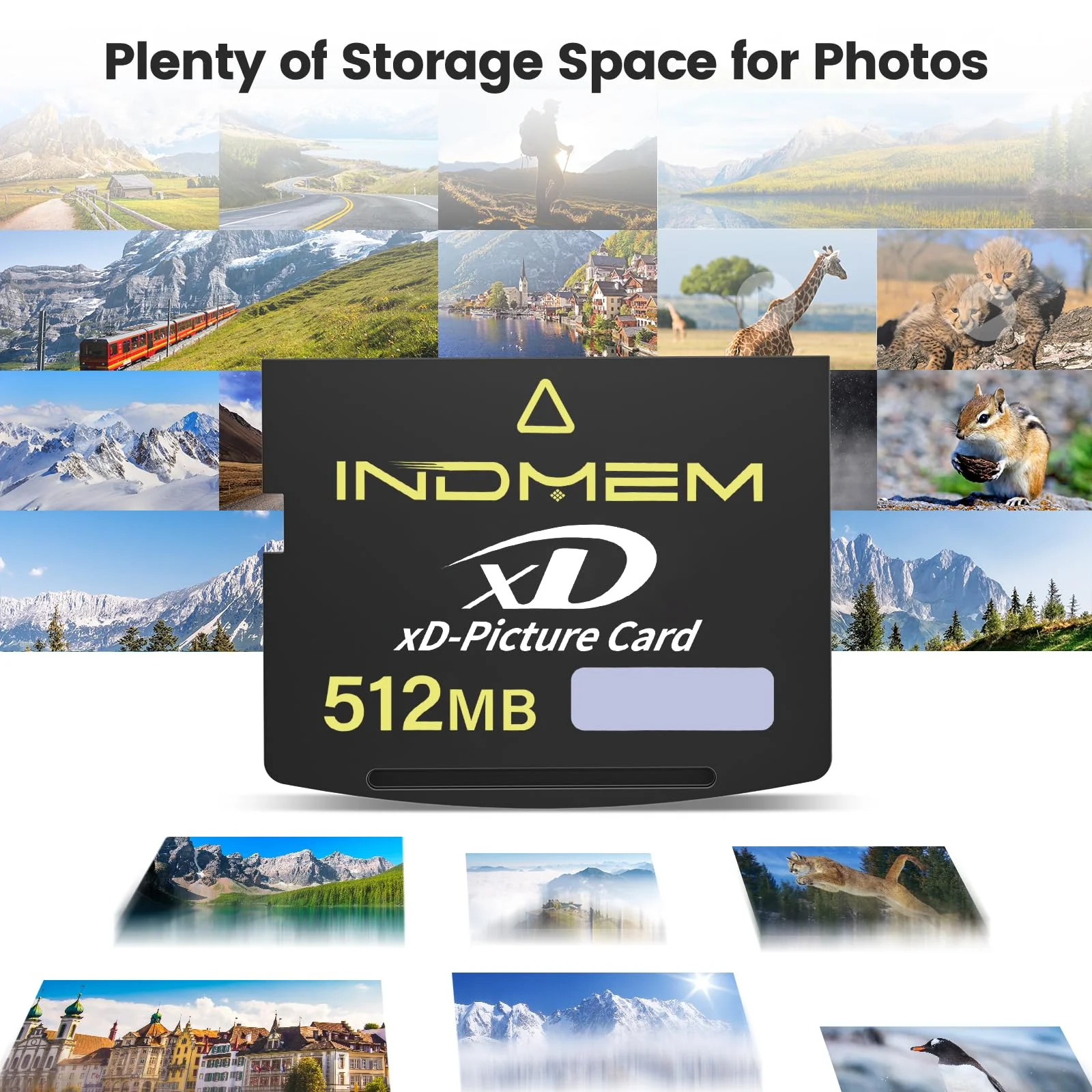 xD-Picture Card 512MB,512MB Xd Flash Memory Cards Compatible with Olympus Fujifilm Old Digital Cameras,Support Panorama Function (Tpye Standard) - Image 4