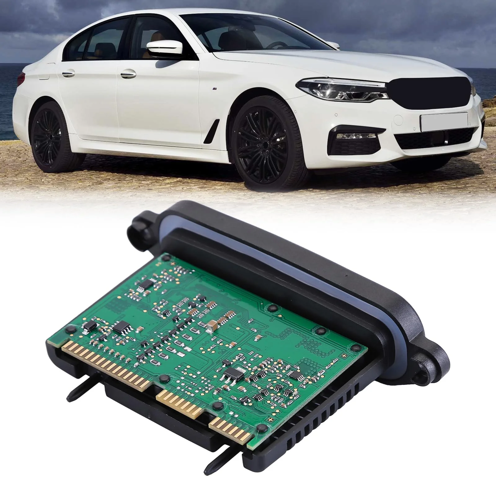 Xenon LED AHL Module Driver Module Driver GT Compatible for BMW 5 Series F10 F18 F07 Xenon Headlight Driver Module 7316208 7304593 Headlight Control Unit 63117316217 1pcs