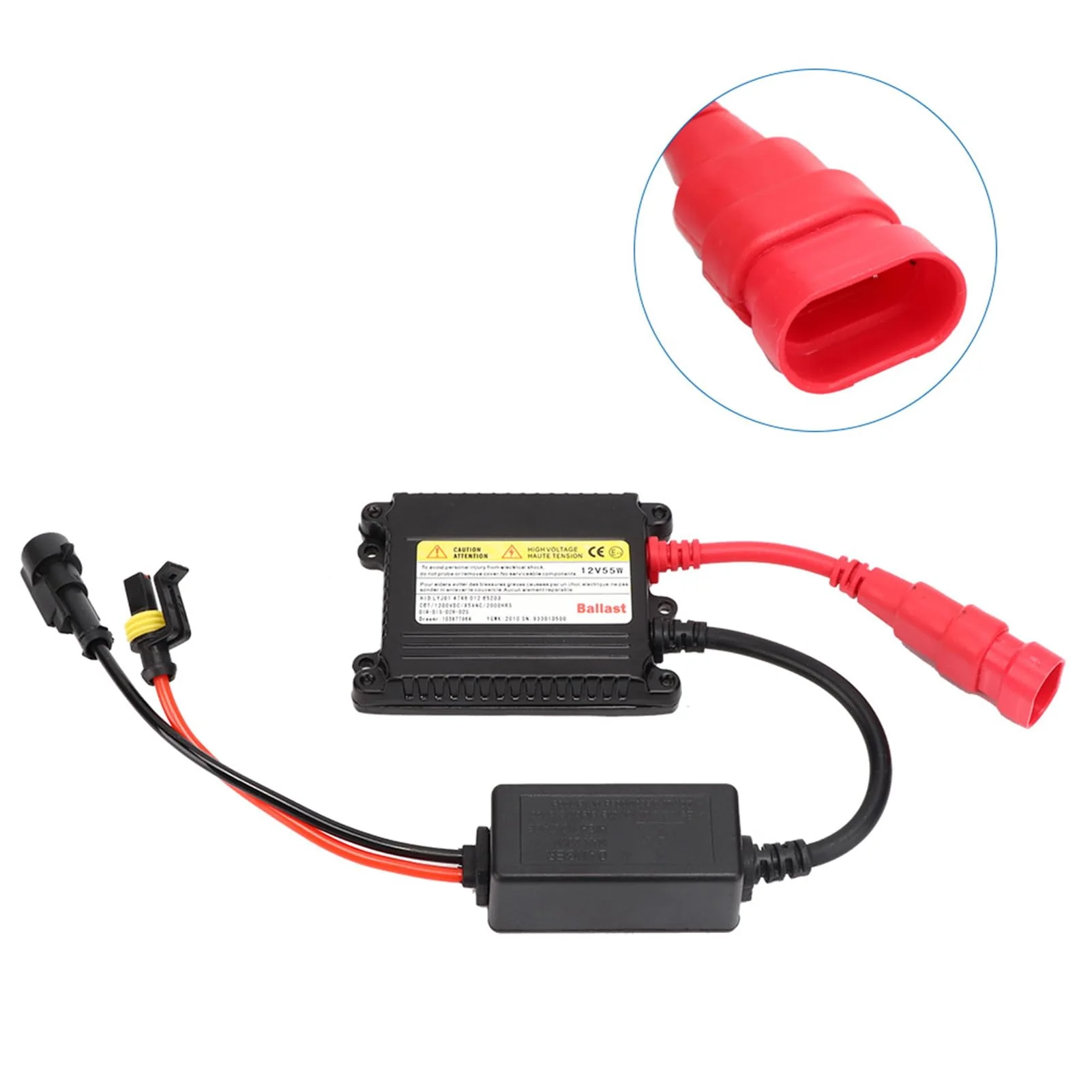 Xenon Retrofit Kit, 2 Pieces 12 V 55 W Ballast, Universal Digital DC Ballast Replacement Conversion Kit - Image 9