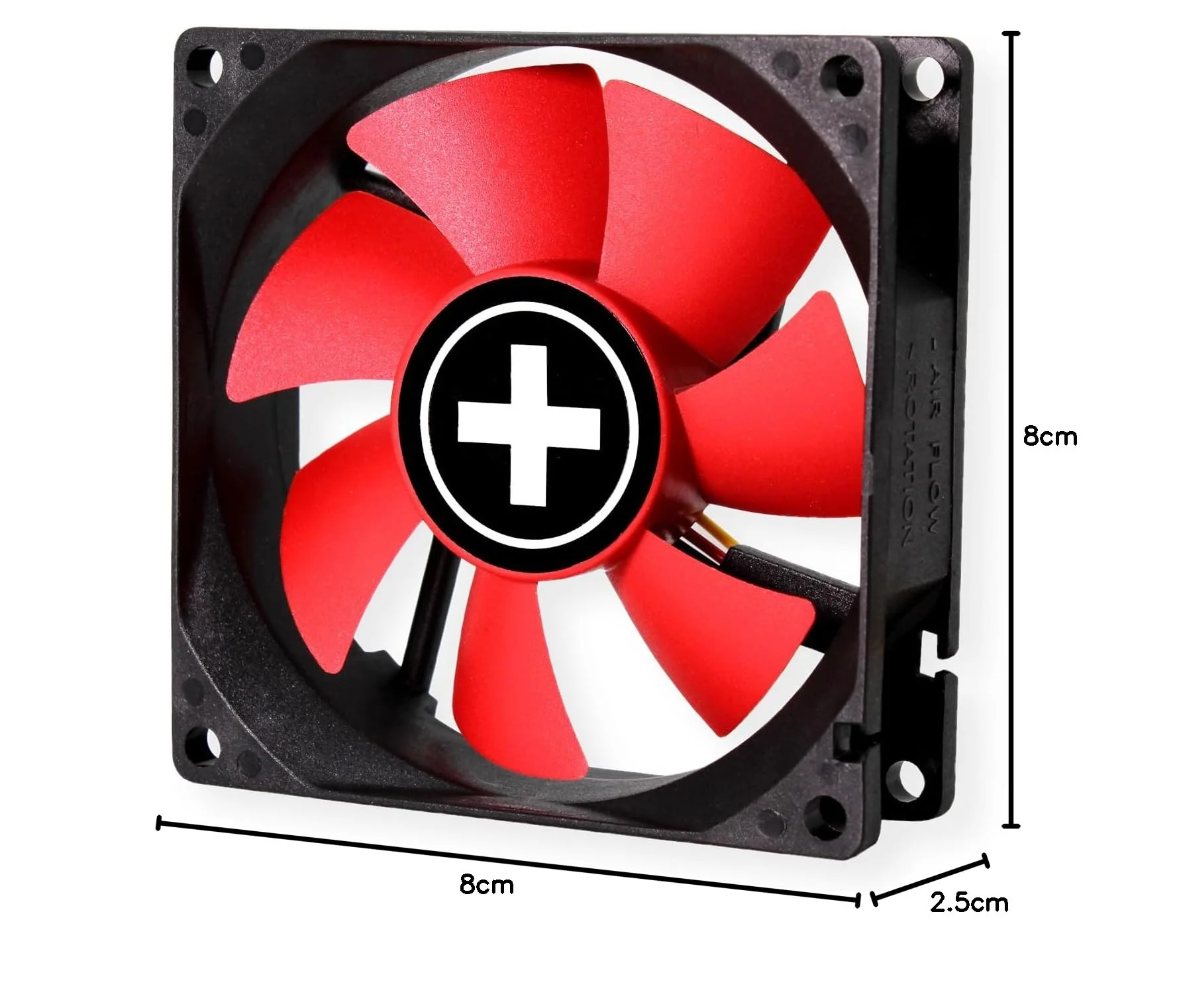 Xilence XILENCE 80*80 Performance C (XF037), Black, 80 mm 3PIN - Image 8