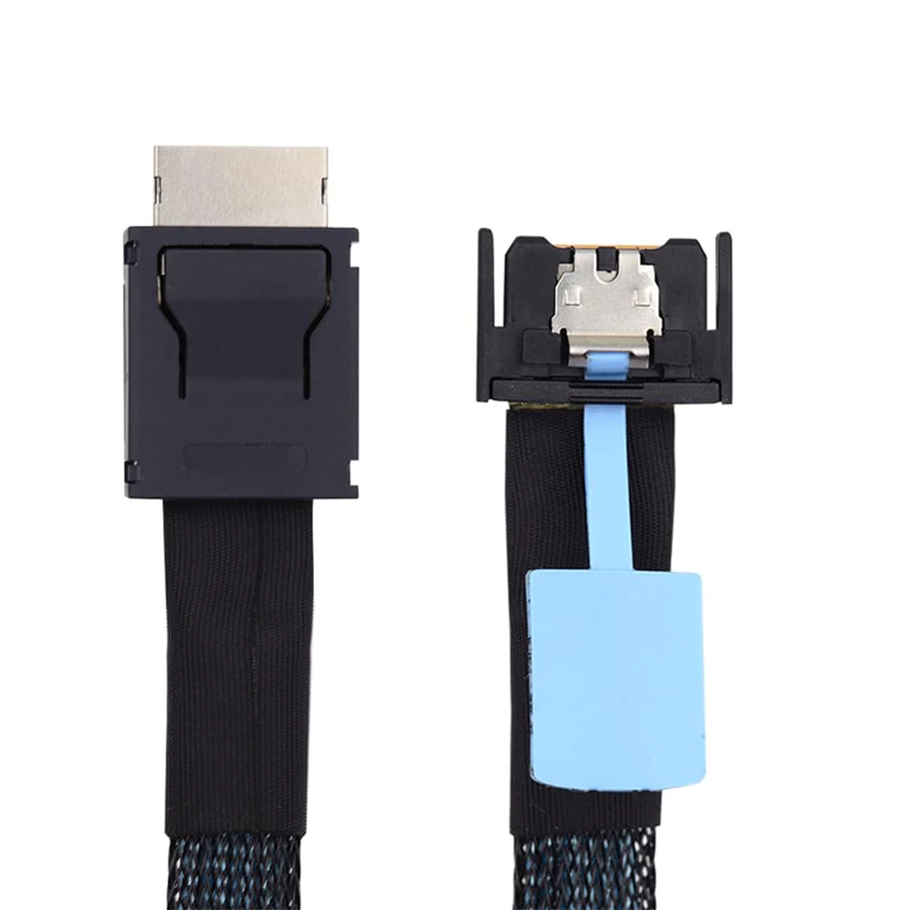 Xiwai PCI-E 5.0 MCIO PCI-E Mini Cool Edge IO 4i 38Pin Male to Oculink 4X SFF-8611 Extender Cable 50cm/1.6ft MCIO 4i to SFF-8611 - Image 9