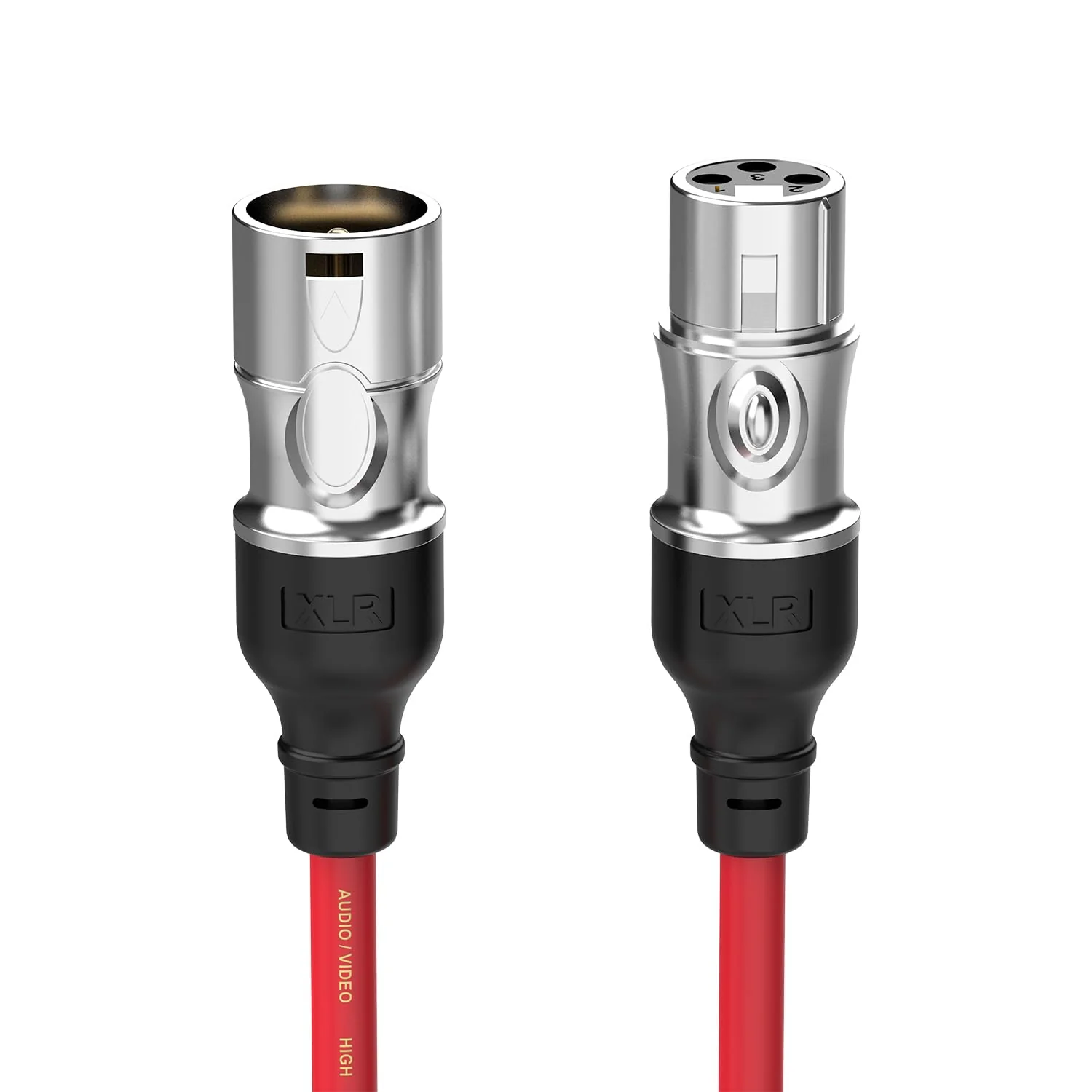 XLR 6ft Cables 4pack,Male to Female Gold-Plated 3 Pins Mic Cable for Recording Studio, Speaker,Home podecast,Recording Studios 4 - Image 2