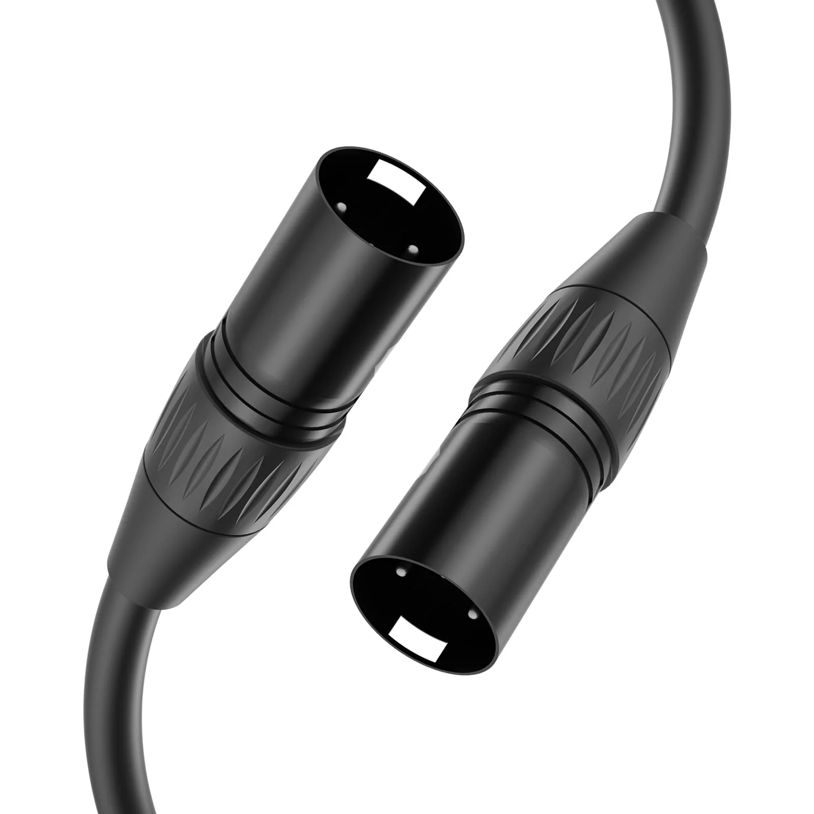 XLR Cable Male to Male, 3 Pin Male to Male Microphone Cable with Oxygen-Free Copper (10ft/3m, 2pack) - Image 2