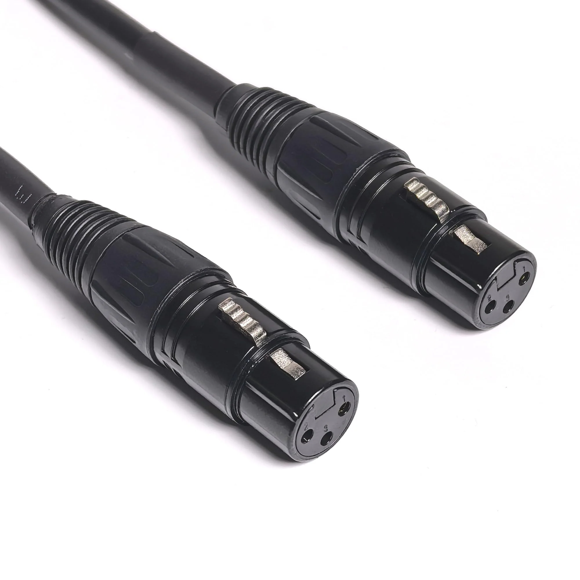 XLR Cable XLR Adapter Cable XLR to XLR Microphone Cable, 3-Pin Female to 3-pin Male Balanced Shielded XLR Cable (6in) 6in - Image 3